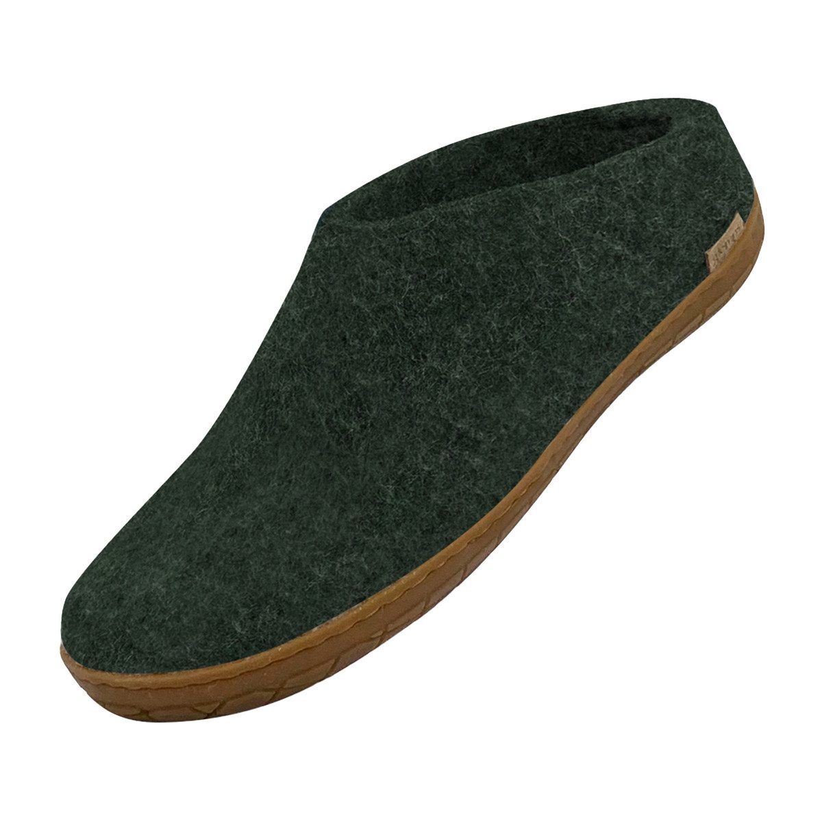 glerups dk Kautschuksohle Pantoffel Pantoffeln - 100% Wolle für hohen Tragekomfort – Bild 2 von 4