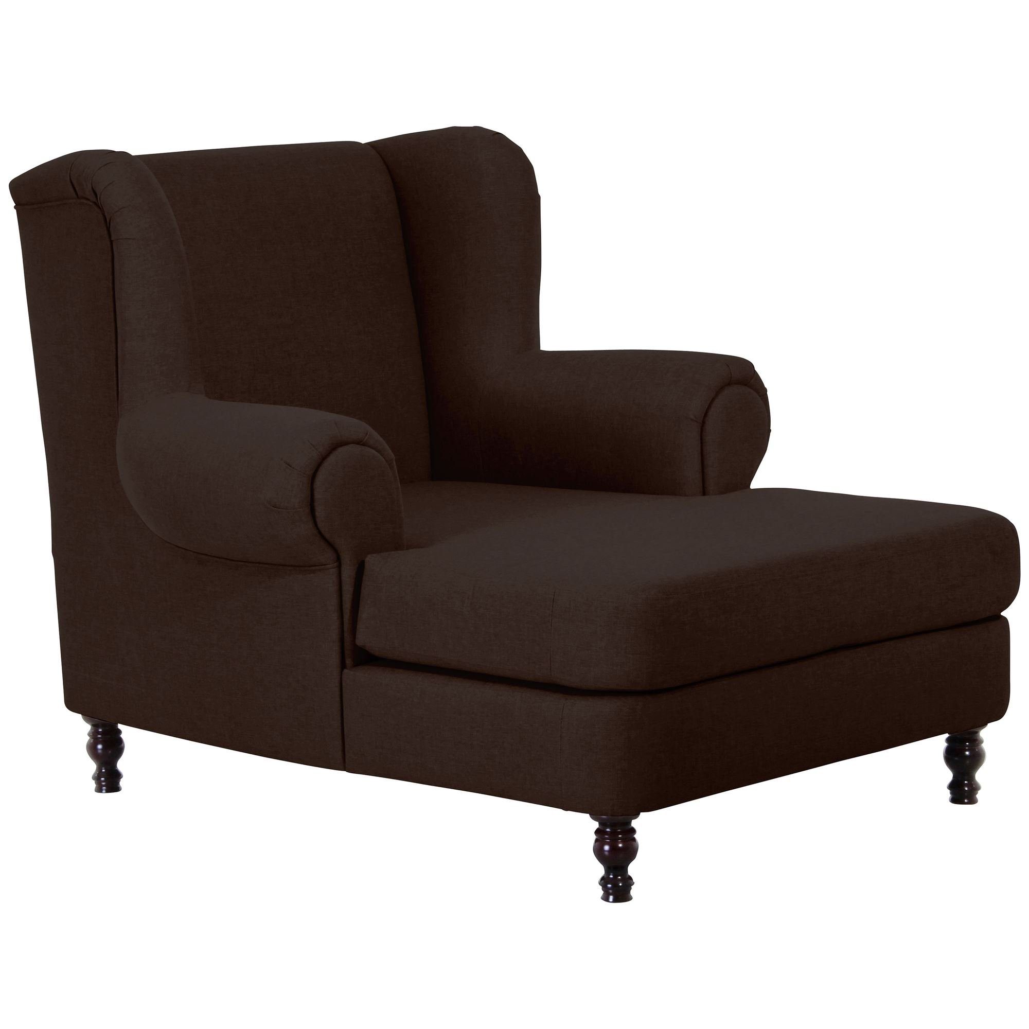 XXL-Sessel lackie Versand, verarbeitet,bequemer schwarz Kessel hochwertig Sessel Sitz Kostenlosem Flachgewebe Karley 58 aufm (Sparpreis XXL 1-St), inkl. (Leinenoptik) Buche Bezug