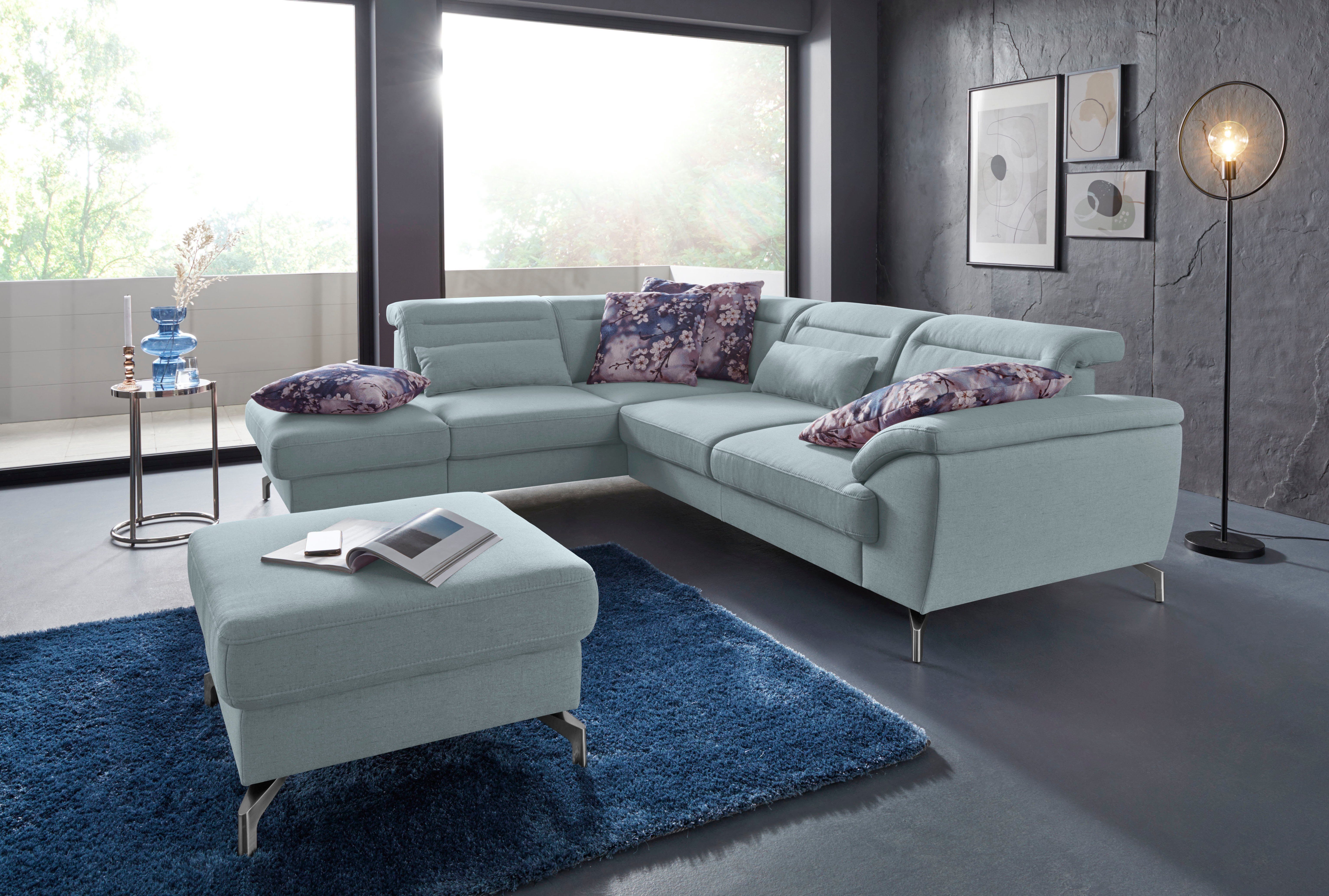 sit&more Ecksofa Percy L-Form, 12 cm günstig online kaufen