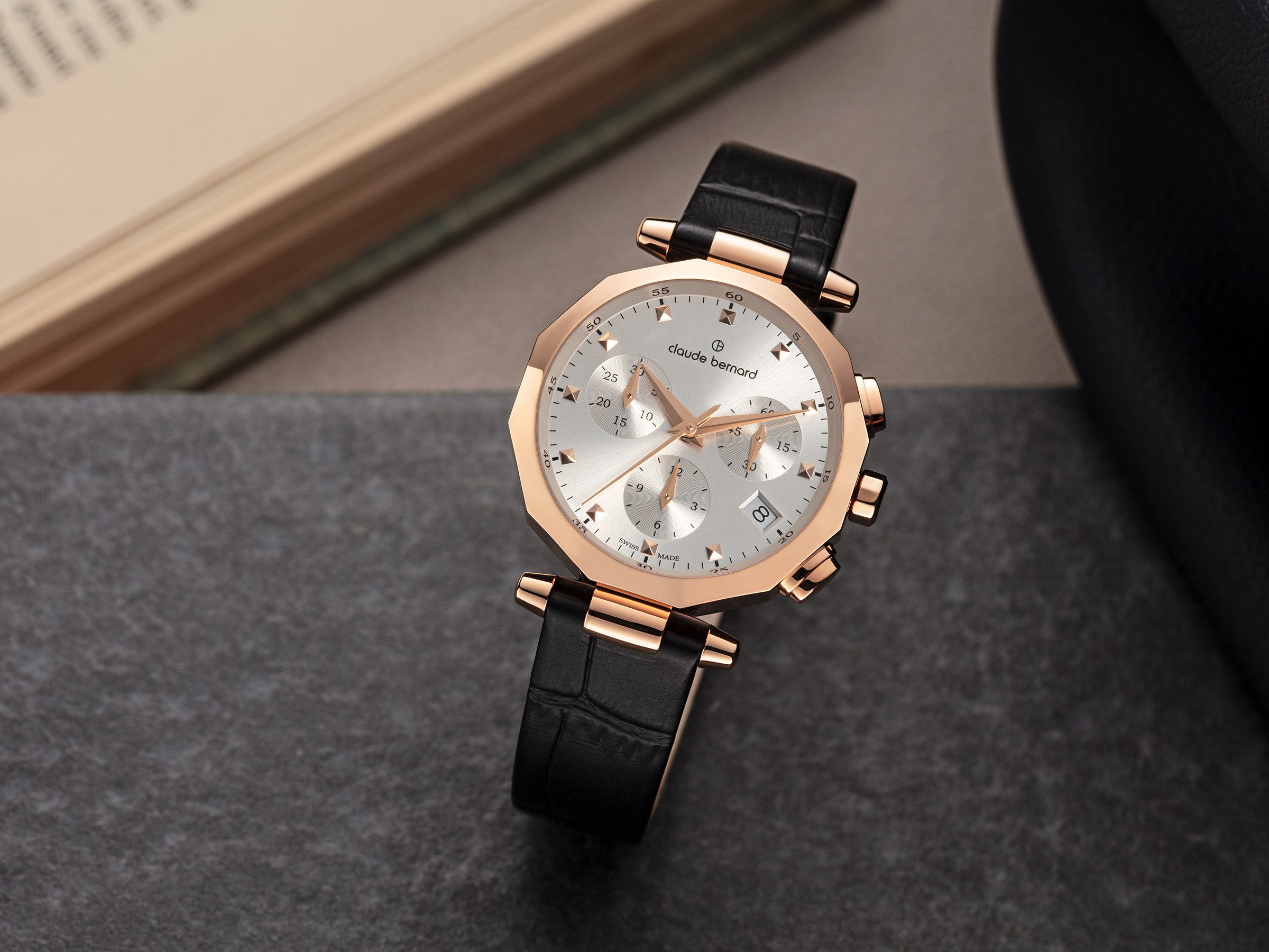 CLAUDE BERNARD Schweizer Uhr Dress Code Chronograph