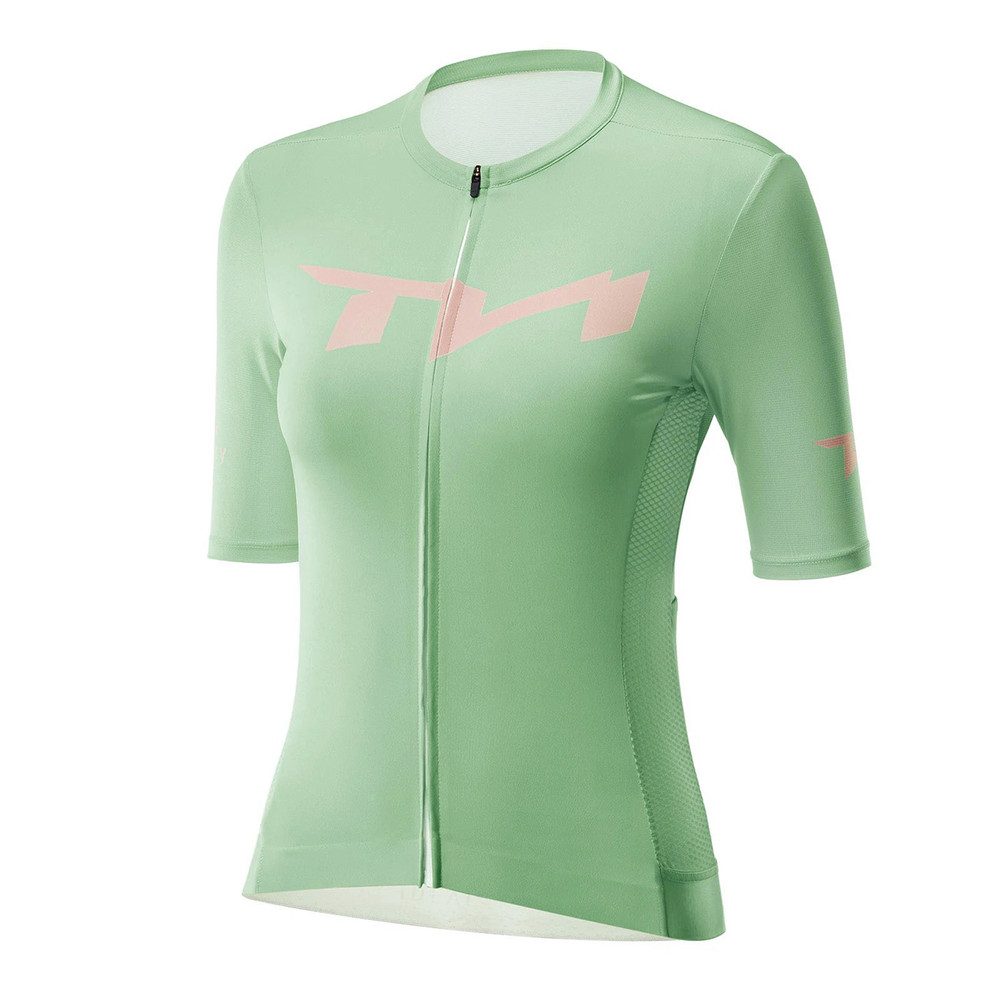 ROCKBROS Radtrikot Rennradtrikot Fahrradshirt Kurzarmtrikot (Spar-Set, 1-tlg., 54 cm atmungsaktiv) 3 Rückentaschen, YKK-Zip, Mesh, atmungsaktiv