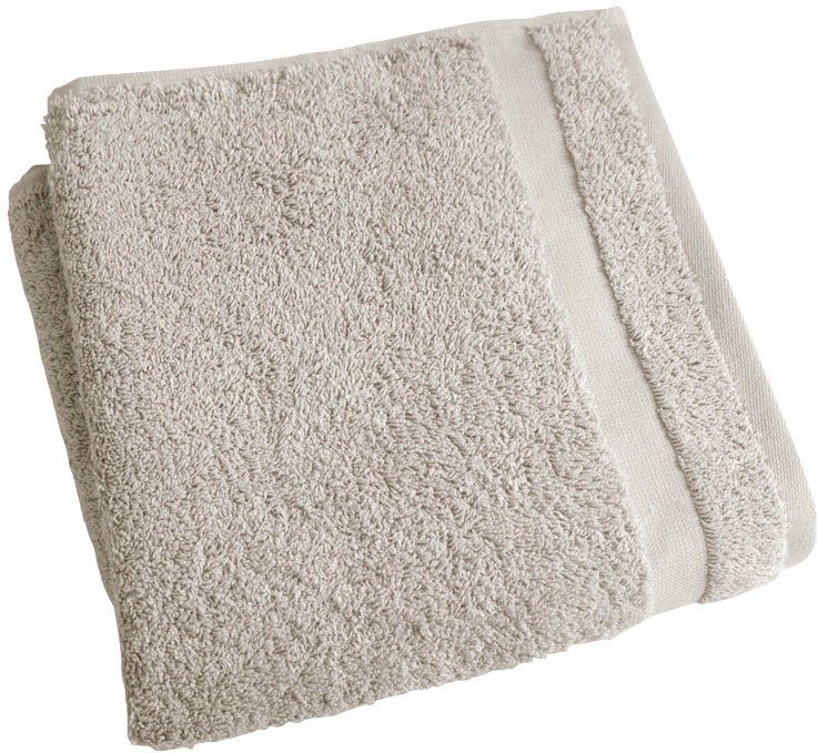 frottier Organic helltaupe (2-St), Walkfrottier Handtücher nachhaltig aus framsohn Bio-Baumwolle Nature,
