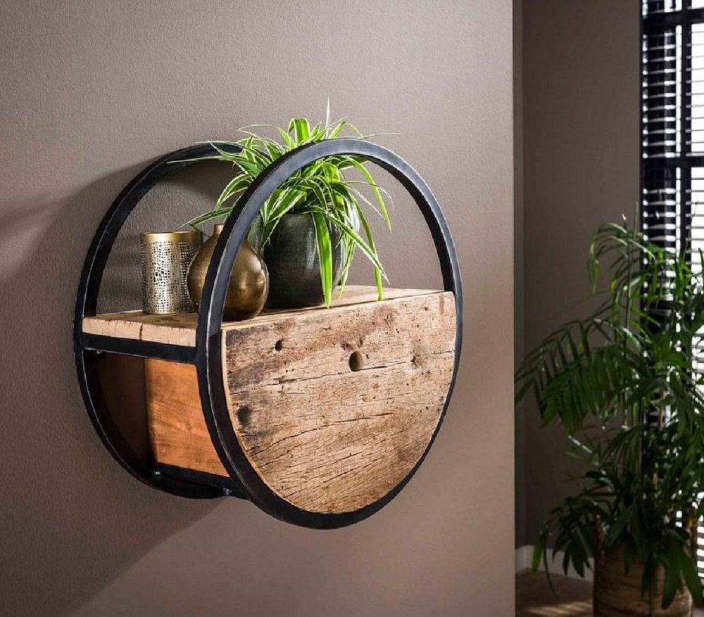 Beauty.Scouts Wandregal 1x Wandregal "Zoey", Regal, robustes Hartholz (KEIN SET)