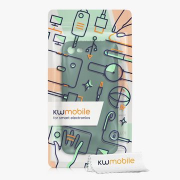 kwmobile Handyhülle Hülle für Apple iPhone SE / 8 / 7, Backcover Silikon - Soft Handyhülle - Handy Case in Moosgrün