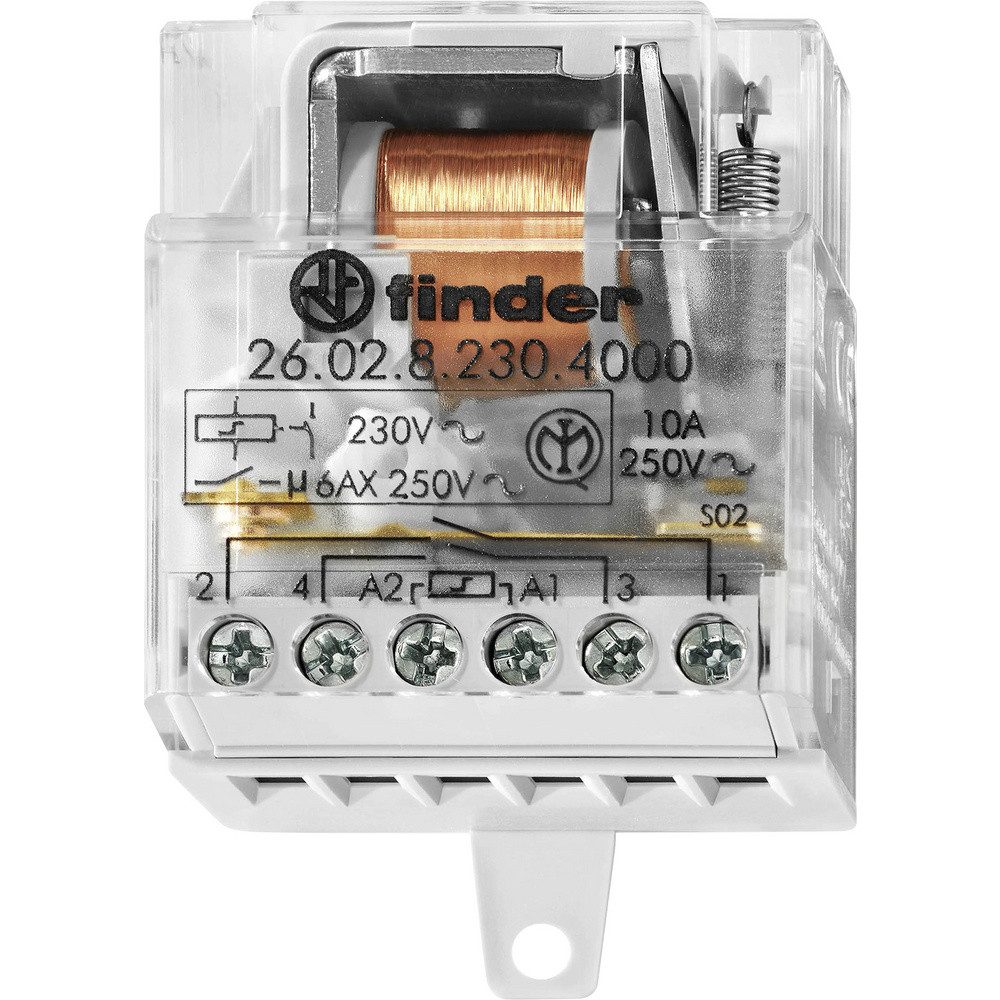 finder Stromstoßschalter Stromstoß-Schalter Unterputz Finder 26.02.8.230.4000 2 Schließer 230 V, (26.02.8.230.4000)