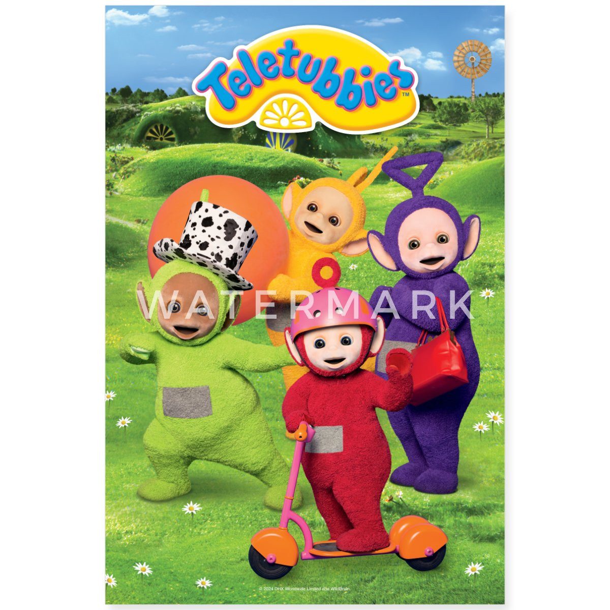 Spreadshirt Poster Teletubbies Im Teletubby-Land Poster 40x60 cm