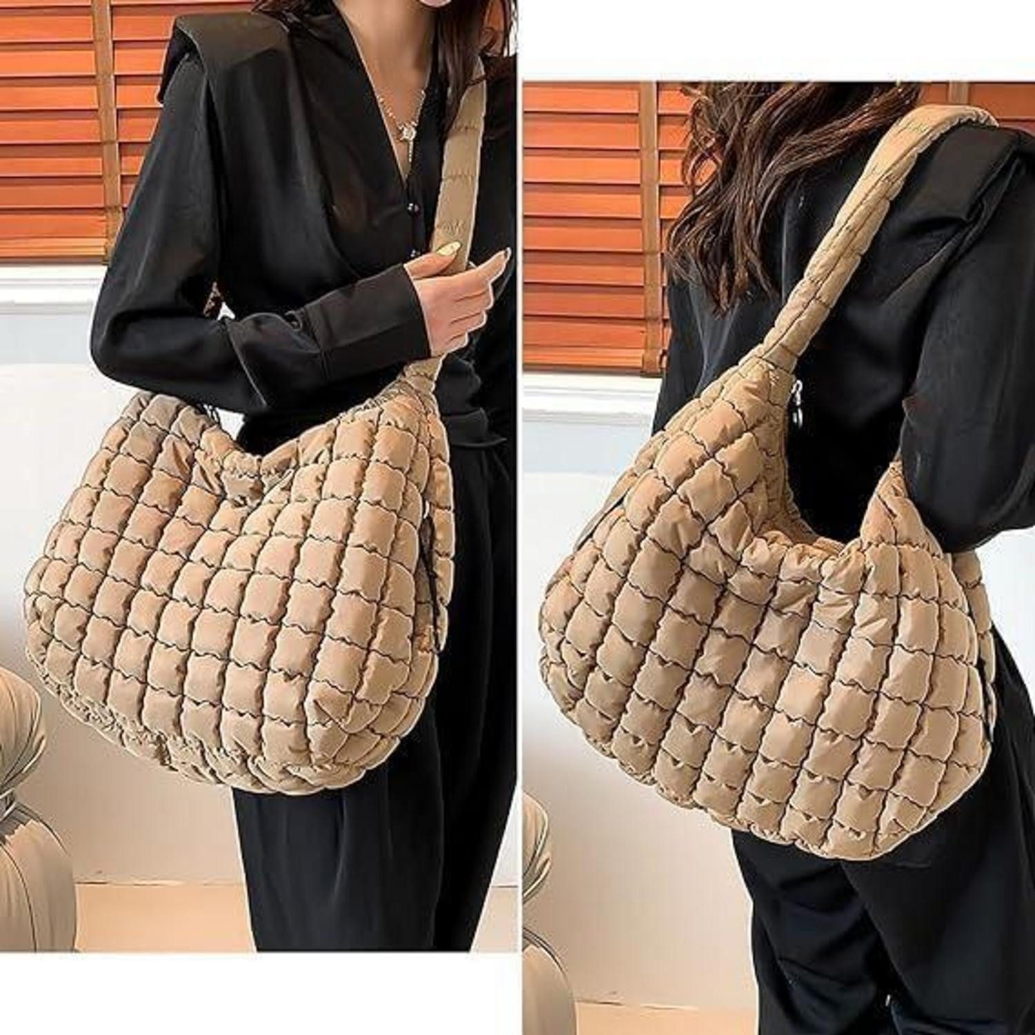 LuxusKollektion Umhängetasche Gesteppte Umhängetasche Puffer Crossbody günstig online kaufen