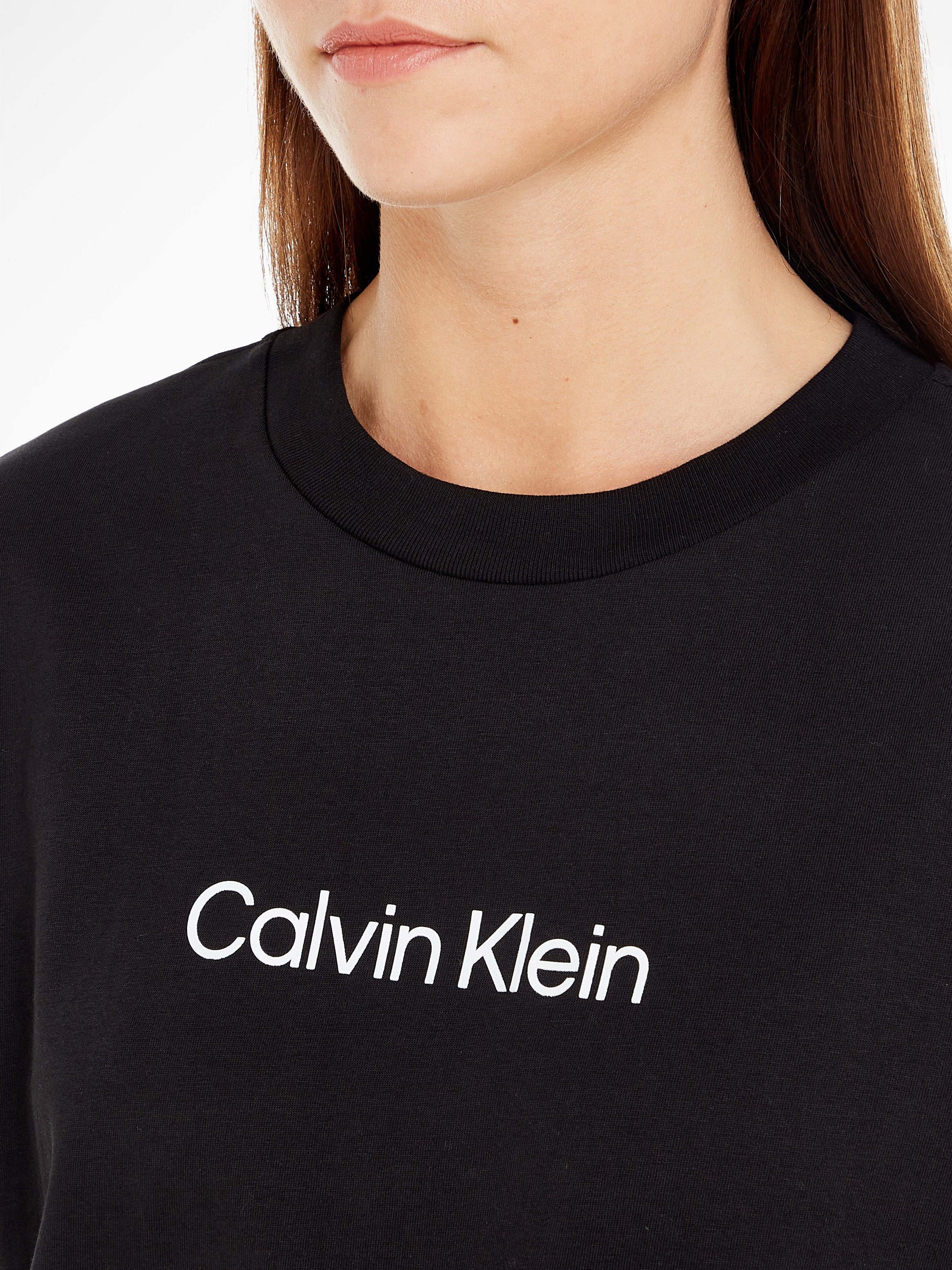 Calvin Klein T-Shirt schwarz Shirt HERO LOGO REGULAR