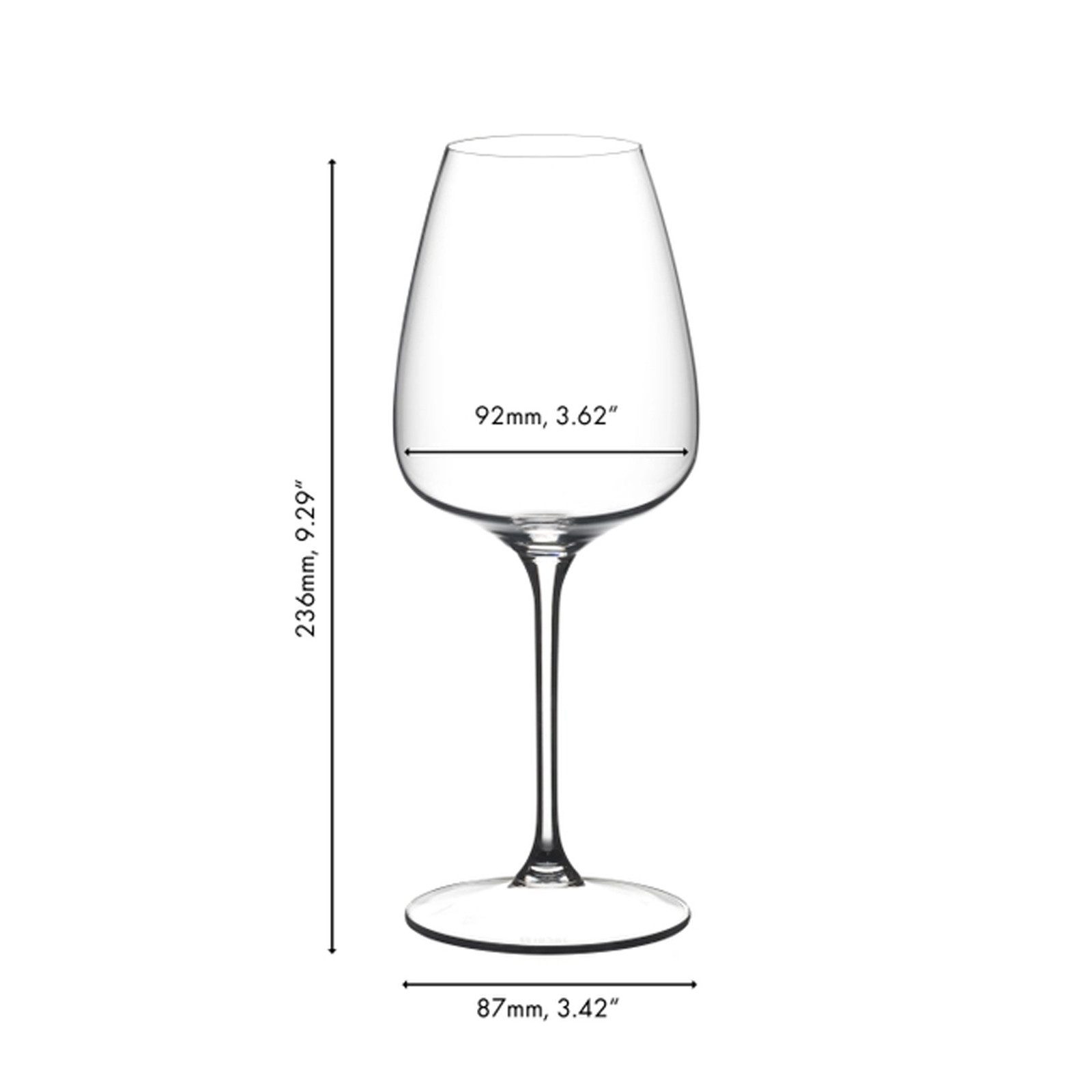 RIEDEL THE WINE GLASS COMPANY Weißweinglas Grape Weißwein / Champagnerglas / Spritz Drink, 2-tlg., Glas
