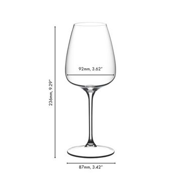 RIEDEL THE WINE GLASS COMPANY Weißweinglas Grape Weißwein / Champagnerglas / Spritz Drink, Glas