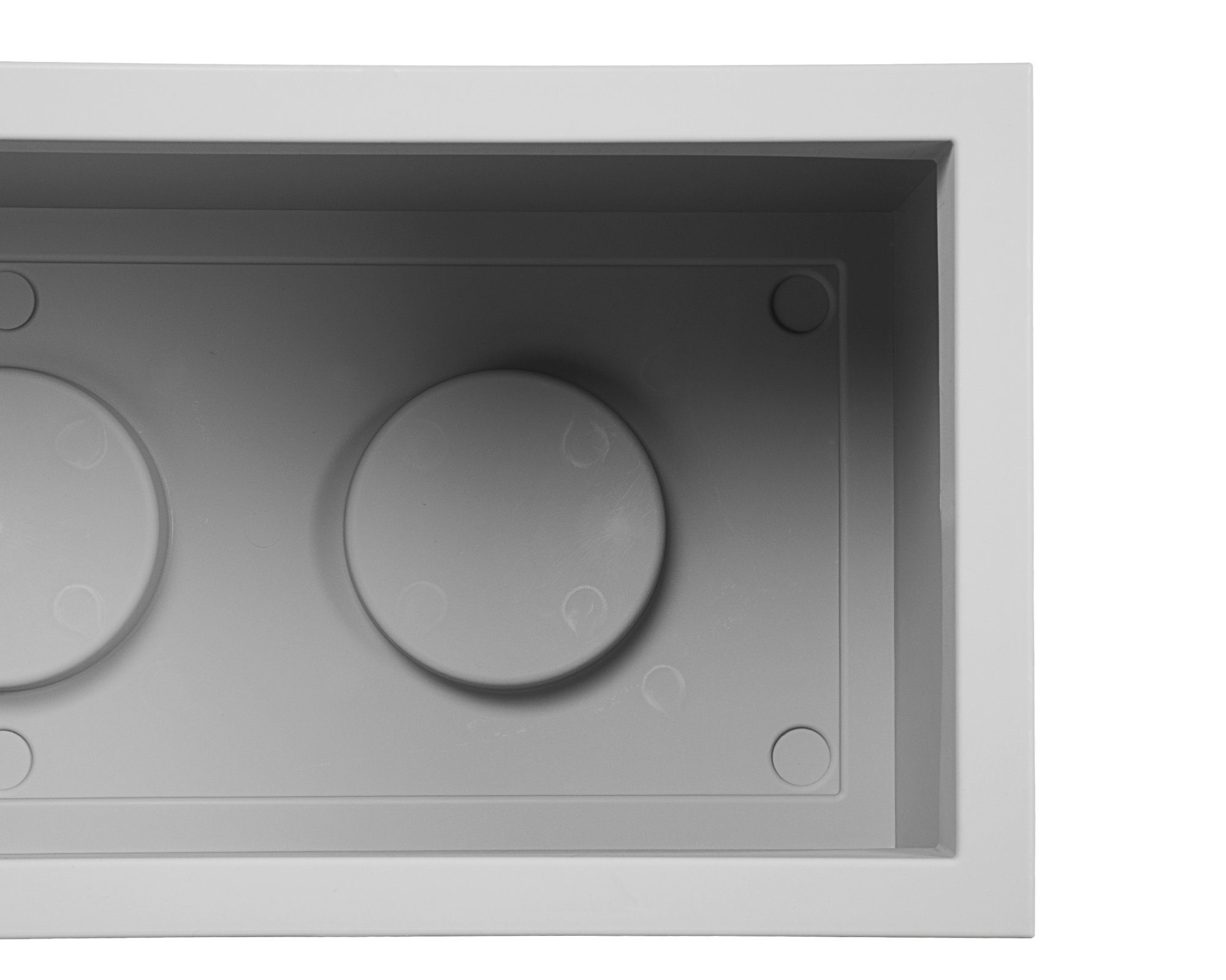 ONDIS24 Blumenkasten Vulkan 57L Gestein/Basalt Optik mit Wasserspeicher Pflanzenkasten, 79.5 x 29.5 x 29.5 (H) cm – Bild 5 von 5