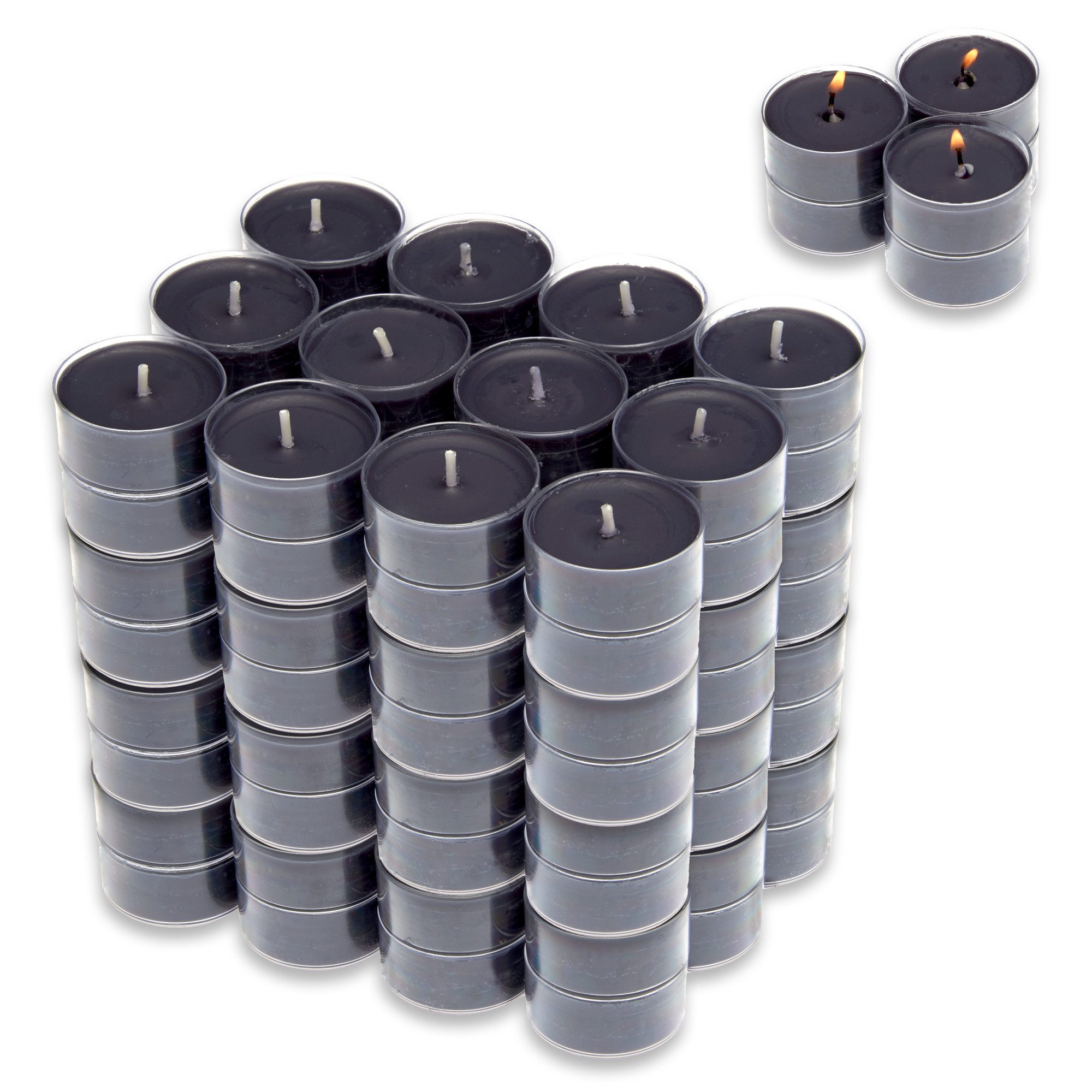 Candelo Teelicht 96er Set Duftteelichter Black Rose - 4 Std Brenndauer günstig online kaufen