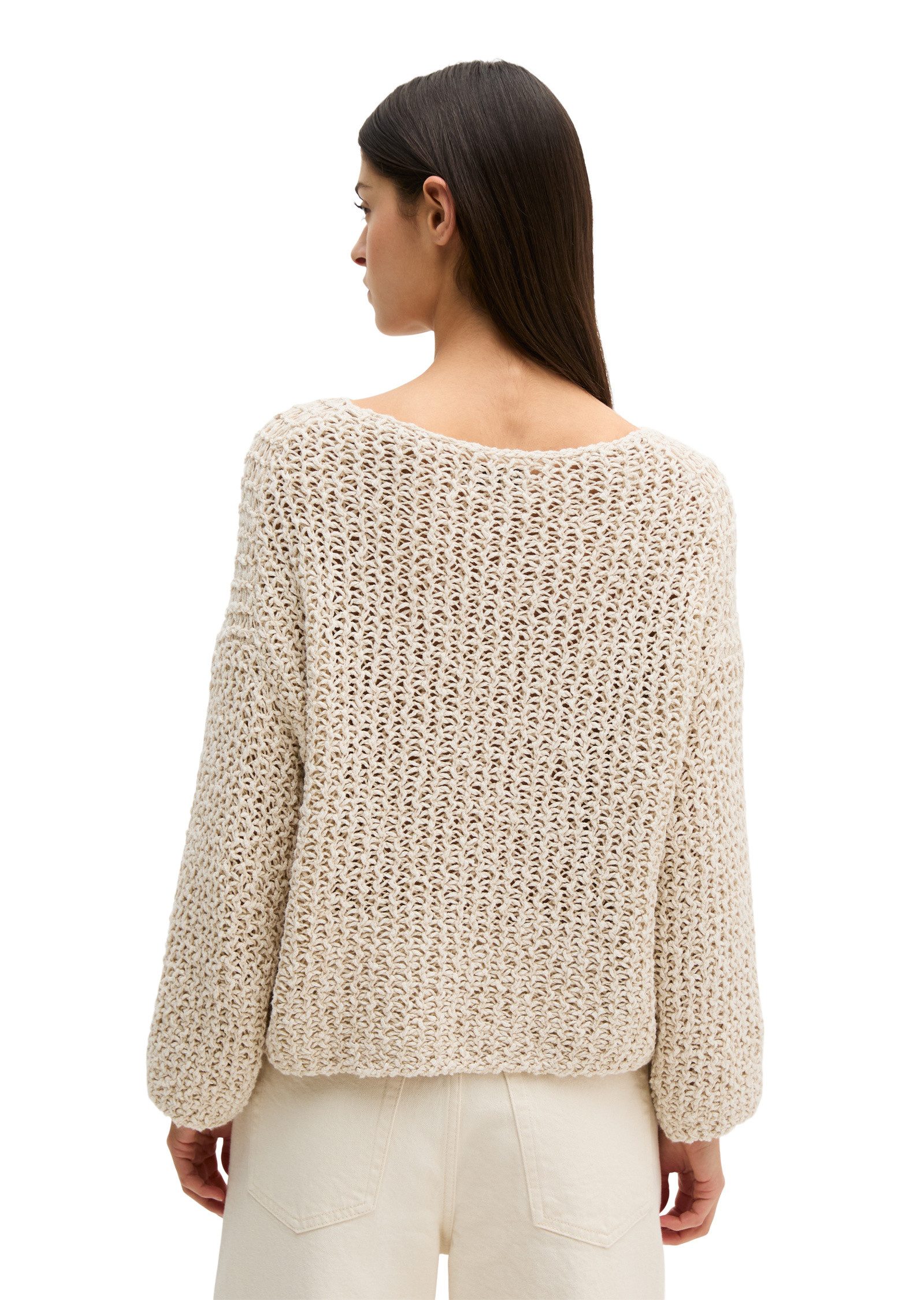 Marc O'Polo Strickpullover aus Organic-Cotton-Mix-Slub