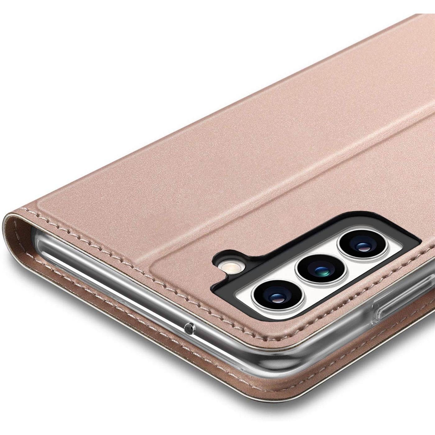 CoolGadget Handyhülle Magnet Case Handy Tasche für Samsung Galaxy S23 6,1 Zoll, Hülle Klapphülle Ultra Slim Flip Cover für Samsung S23 5G Schutzhülle