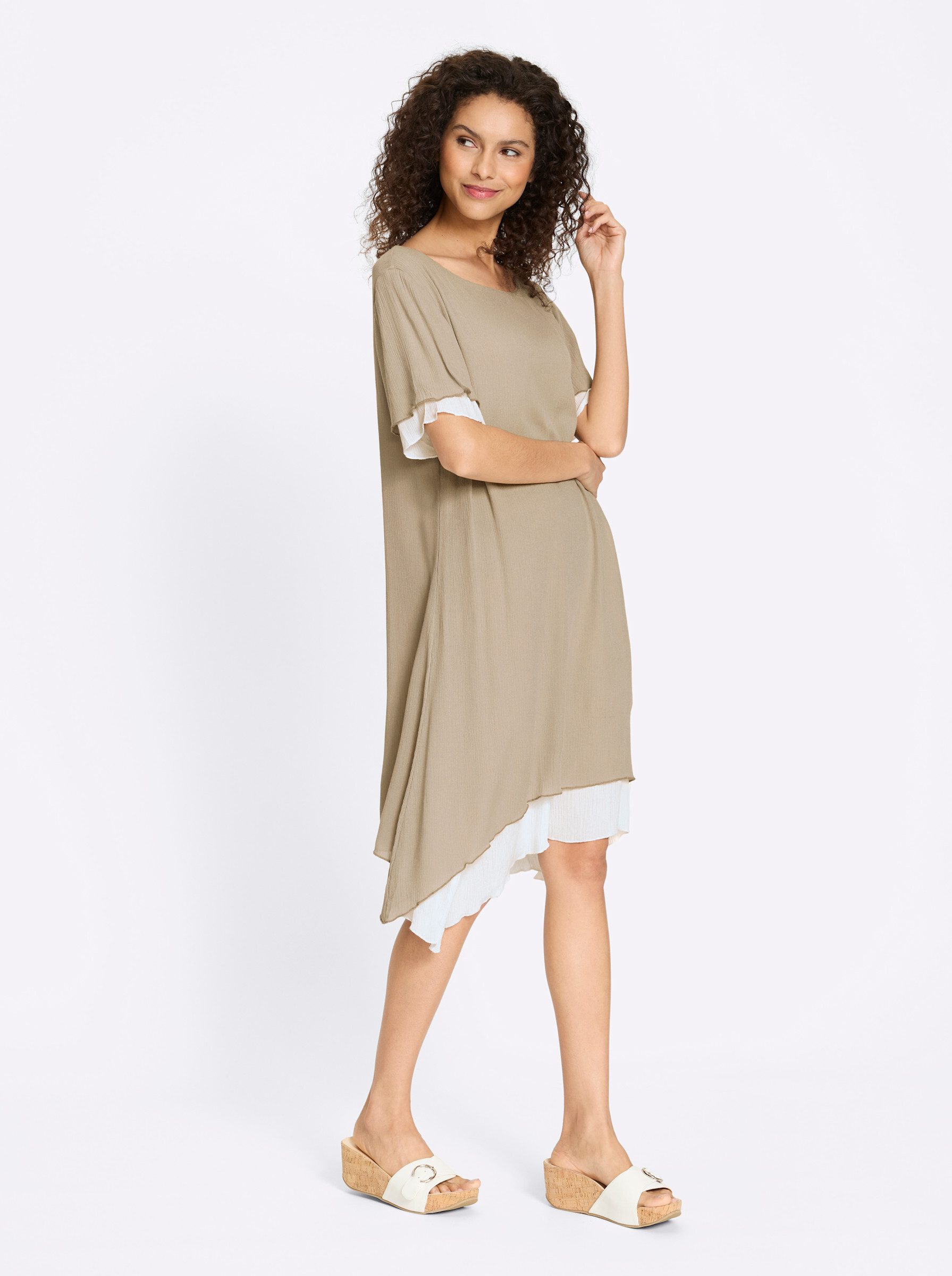 heine Etuikleid Kleid Kurzarm