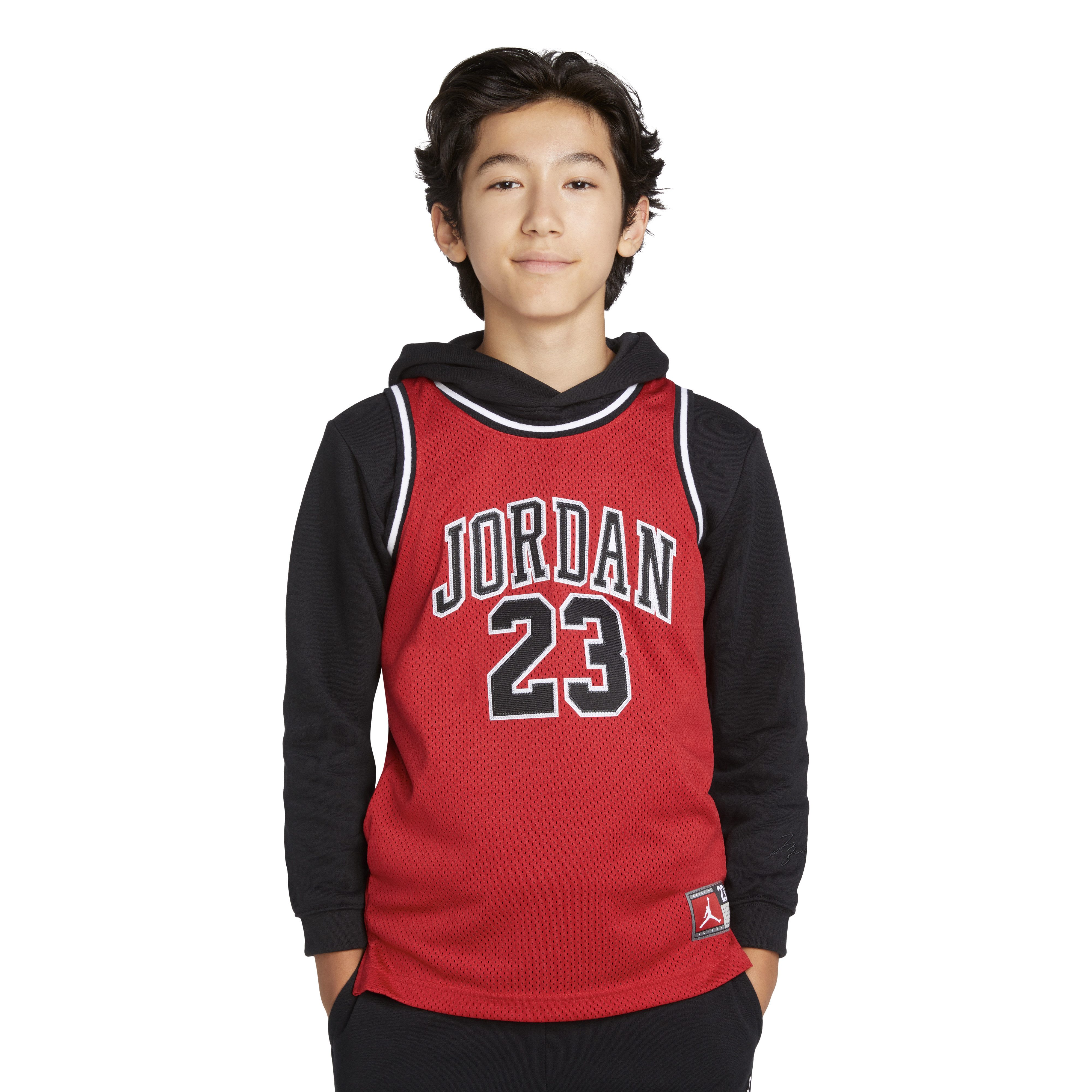 Jordan Tanktop JDN JORDAN 23 JERSEY für Jungs für Kinder und Jugendliche, mit Mesh-Gewebe, atmungsaktiv