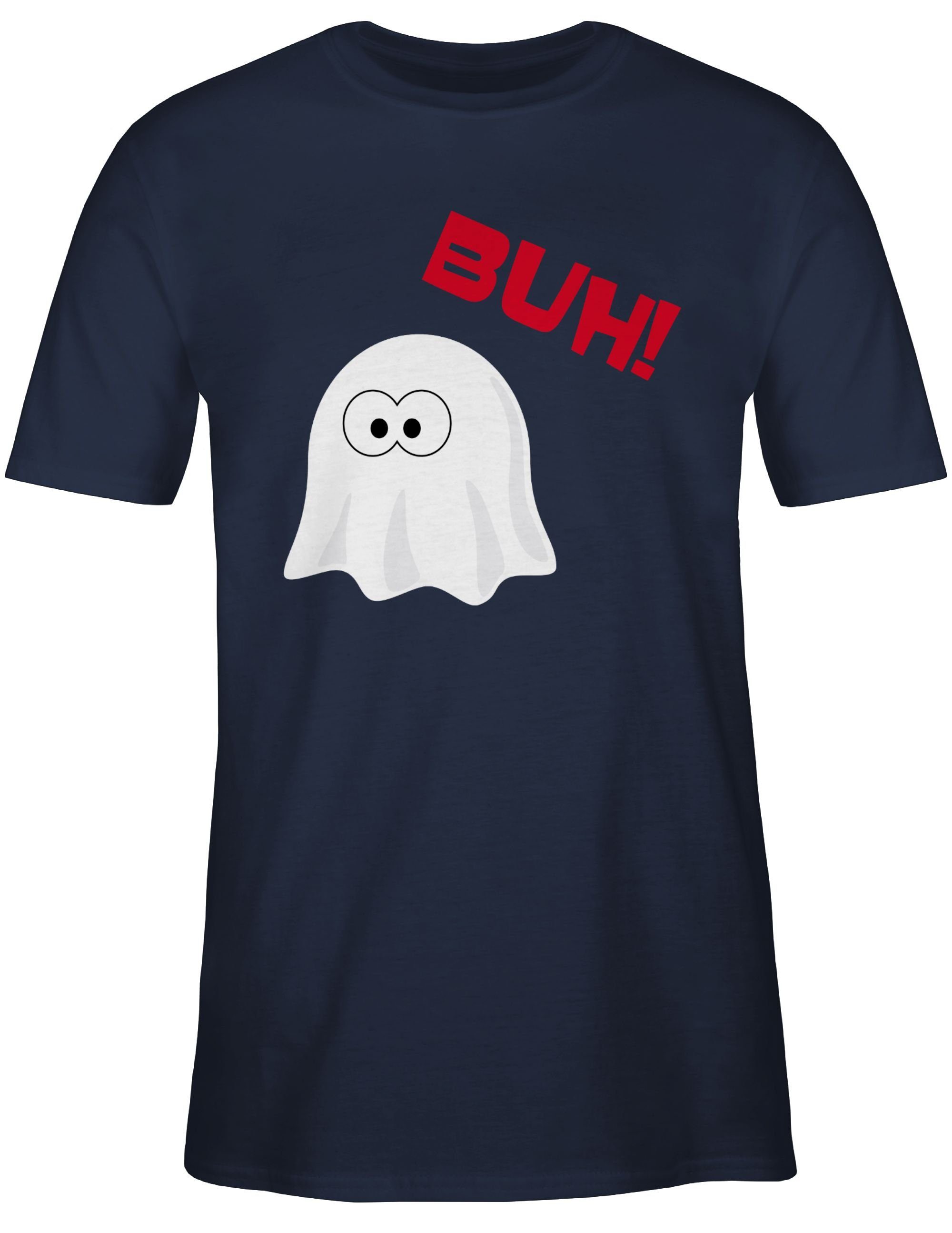 Shirtracer T-Shirt Kleiner Geist Buh - Gespenst Ghost Halloween Kostüme Herren