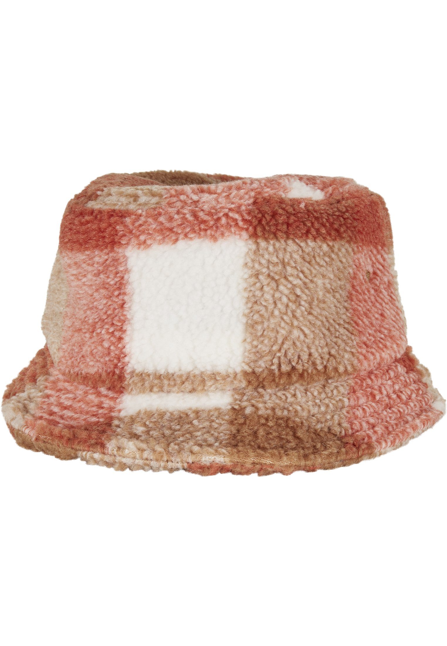 Flexfit Flex Cap Bucket Hat Sherpa Check Bucket Hat whitesand/toffee | Flex Caps