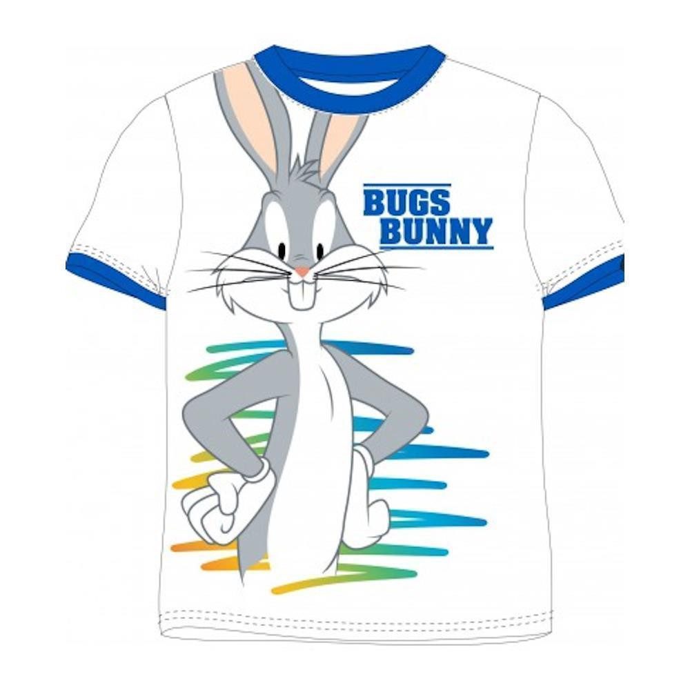 LOONEY TUNES T-Shirt Bugs Bunny Kurzarm-T-Shirt für Jungen, Comic-Druck, Größen 98–128
