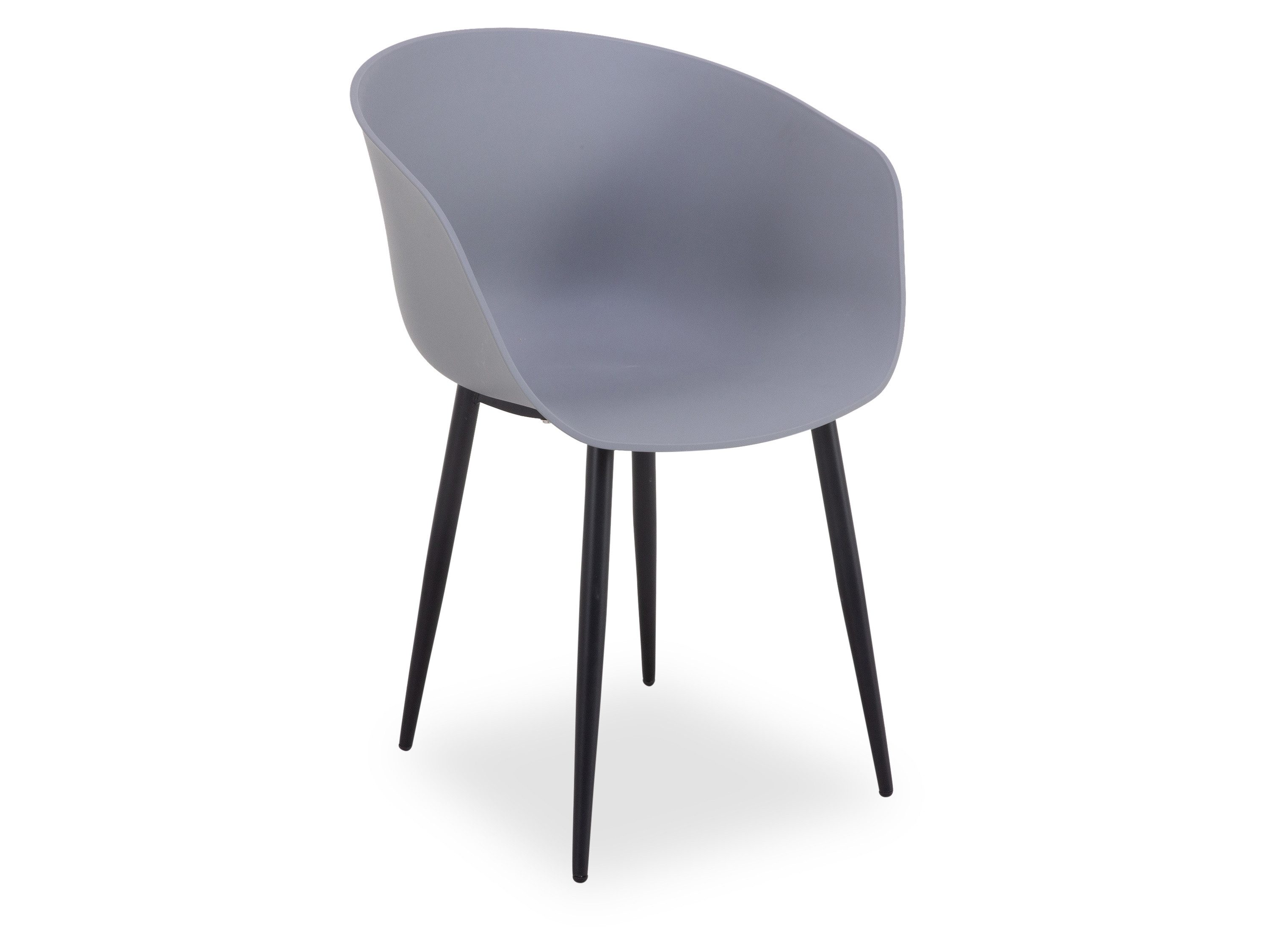 Outdoor Gartenstuhl Gartenstuhl outdoor OVADA grau BHT 53x59x77 cm grau Stapelstuhl