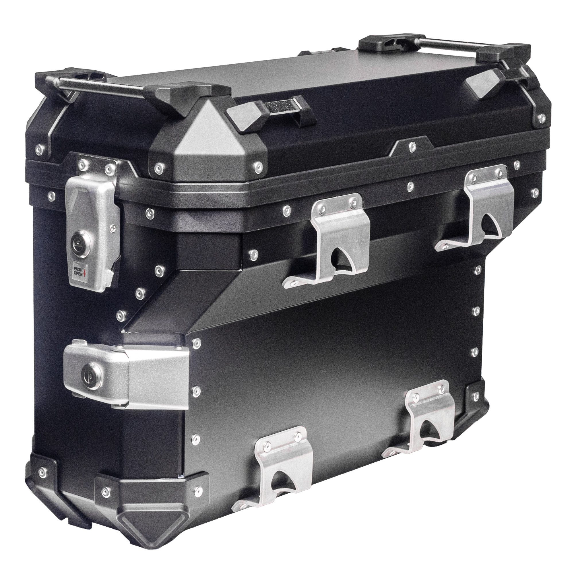 FC-Moto Handgepäck-Topcase Terreno EVO 36 L Alu Seitenkoffer links mit Cutout, Hartschalenkonstruktion,wasserabweisend