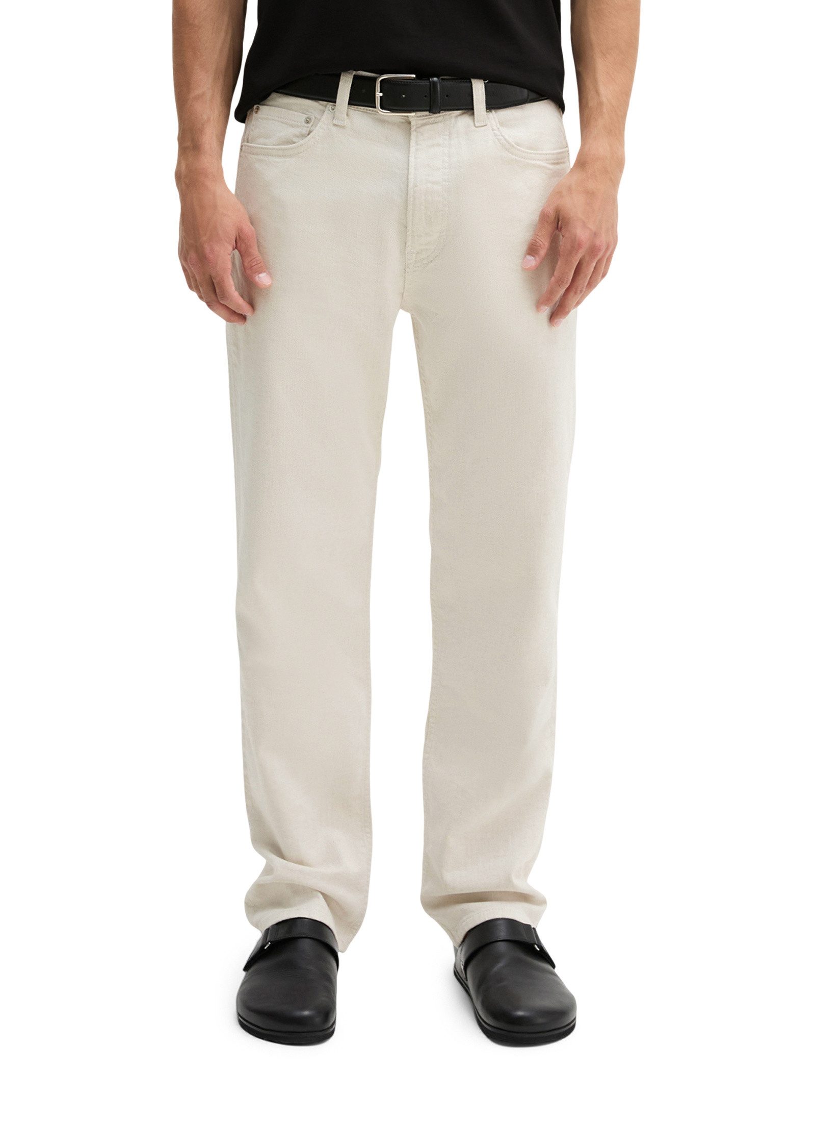 Marc O'Polo Relax-fit-Jeans aus Bio-Baumwolle und Leinen