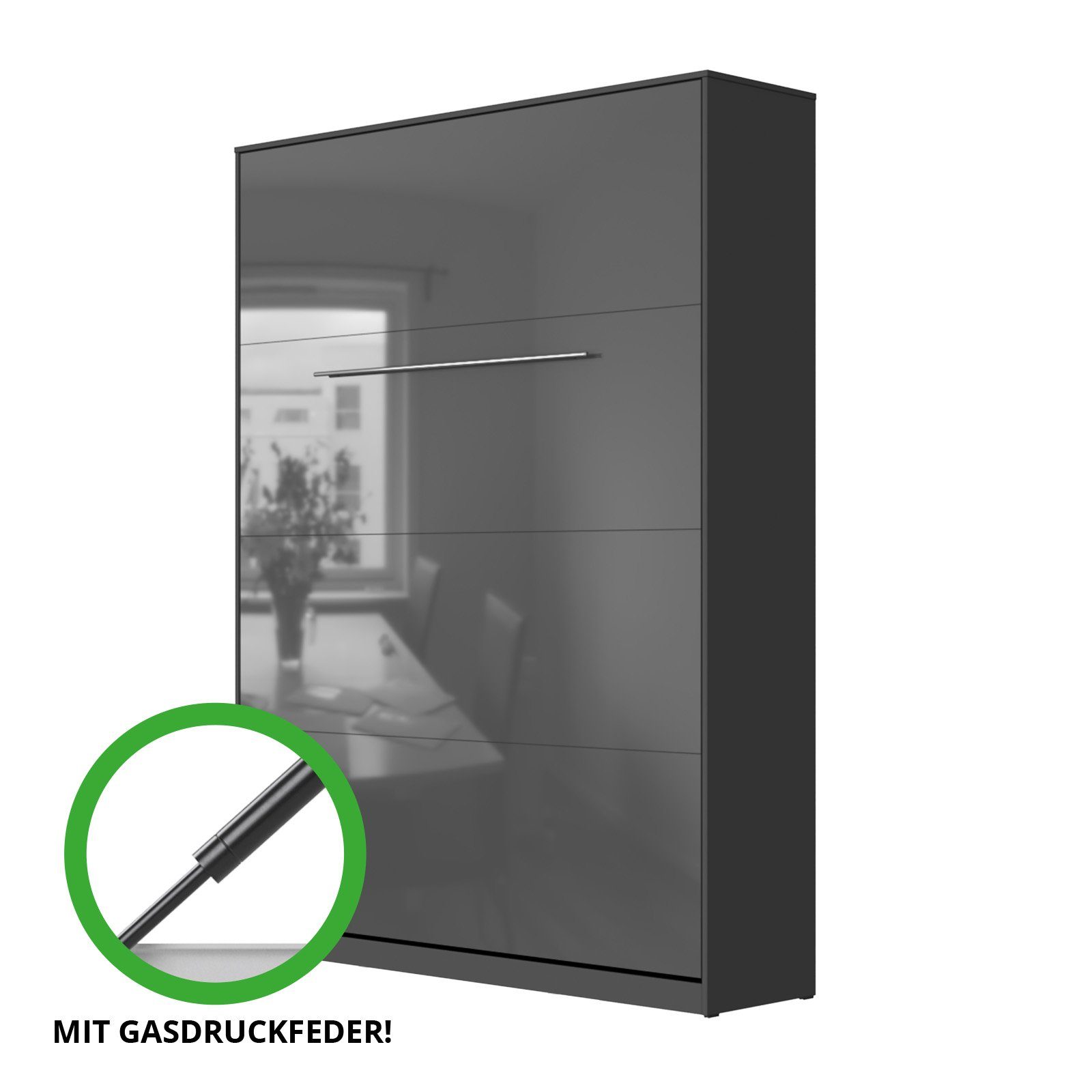 SMARTBett Schrankbett SMARTBett Standard 140x200 Vertikal/Hoch günstig online kaufen