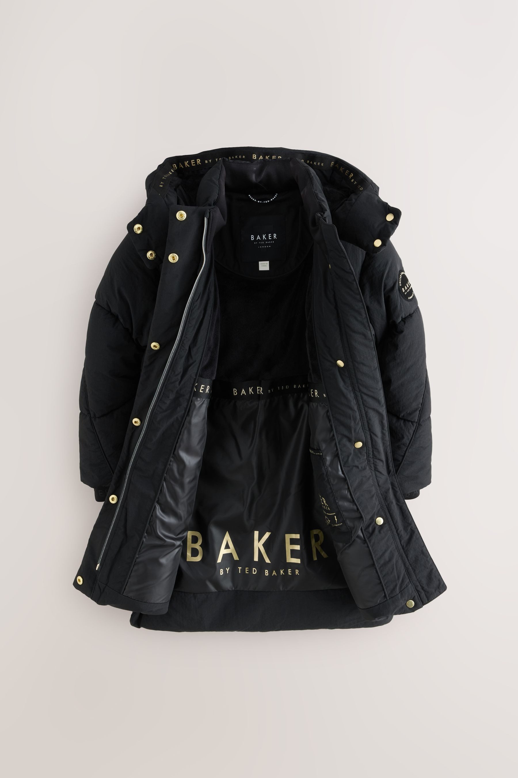 Baker by Ted Baker Steppmantel Baker by Ted Baker Langer Steppmantel (1-tlg)