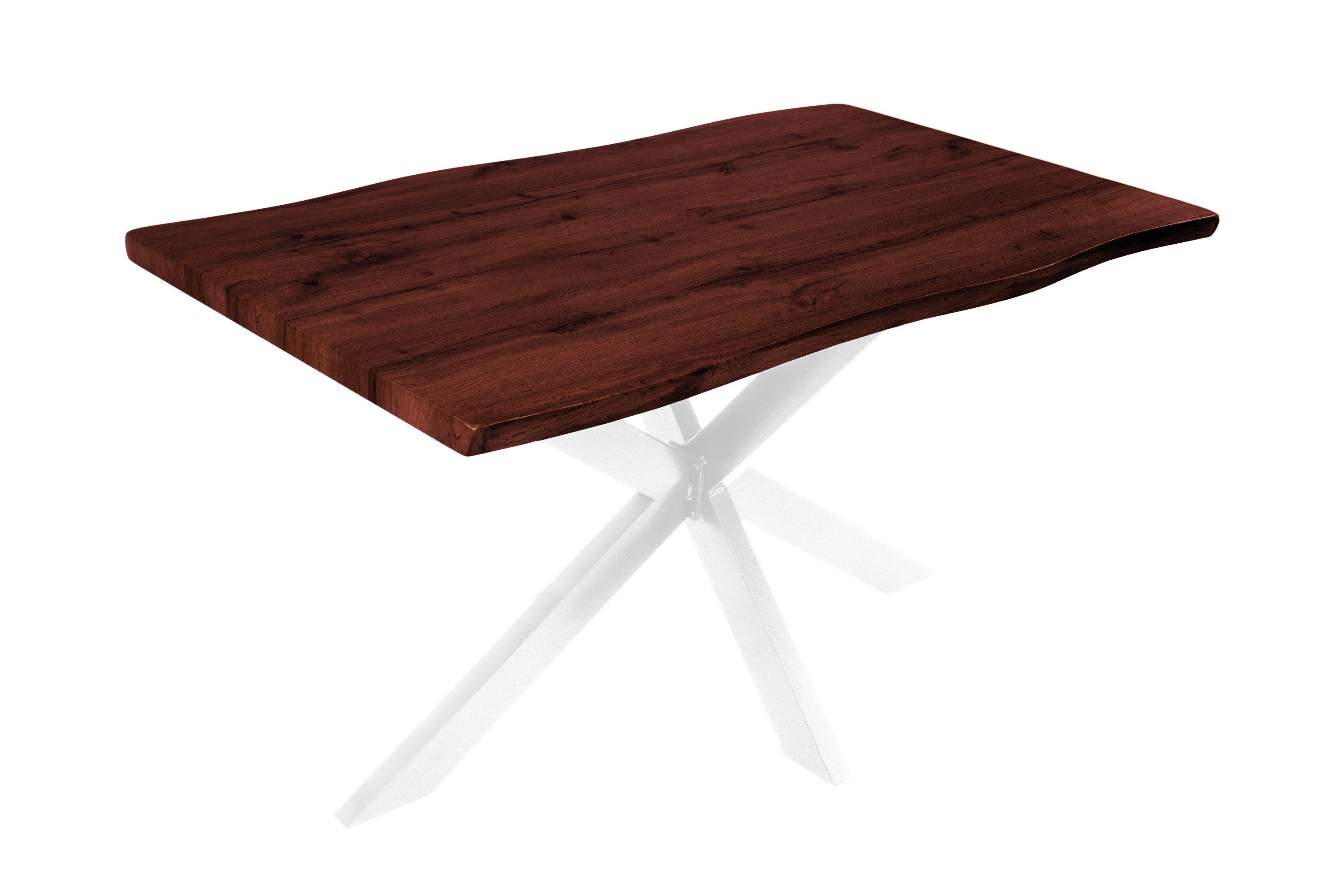 Loreno® Esstisch Josy, verschiedene Holz-Optik, Baumkante, günstig online kaufen