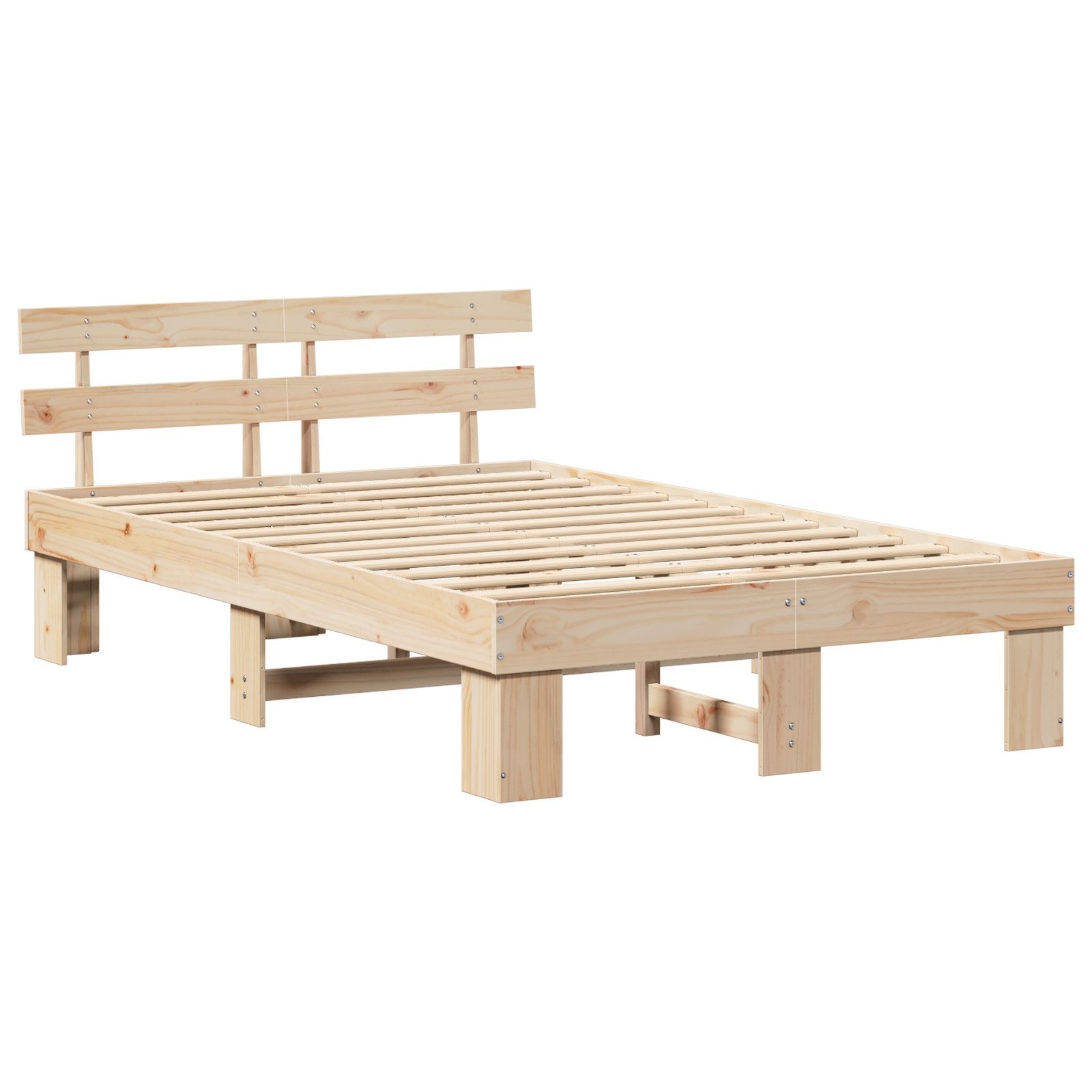 vidaXL Bett Bettgestell mit Kopfteil 120x200 günstig online kaufen
