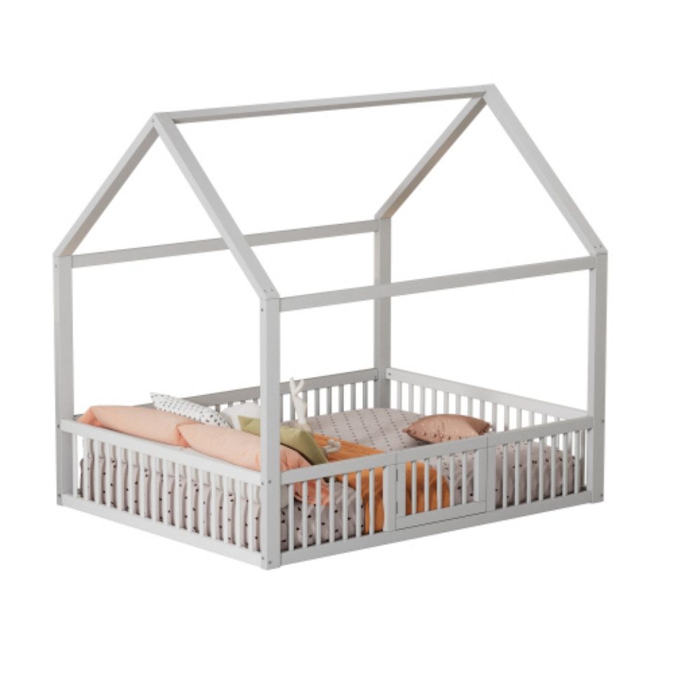 TavilaEcon Kinderbett Massivholzbett Flachbett Hausbett aus günstig online kaufen