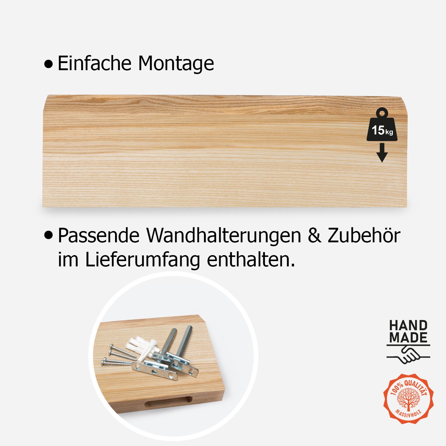 DomDeco Wandregal Wandregal NATURA günstig online kaufen