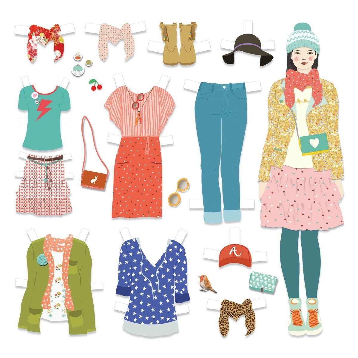 DJECO Kreativset Papierkunst Der große Kleiderschrank günstig online kaufen