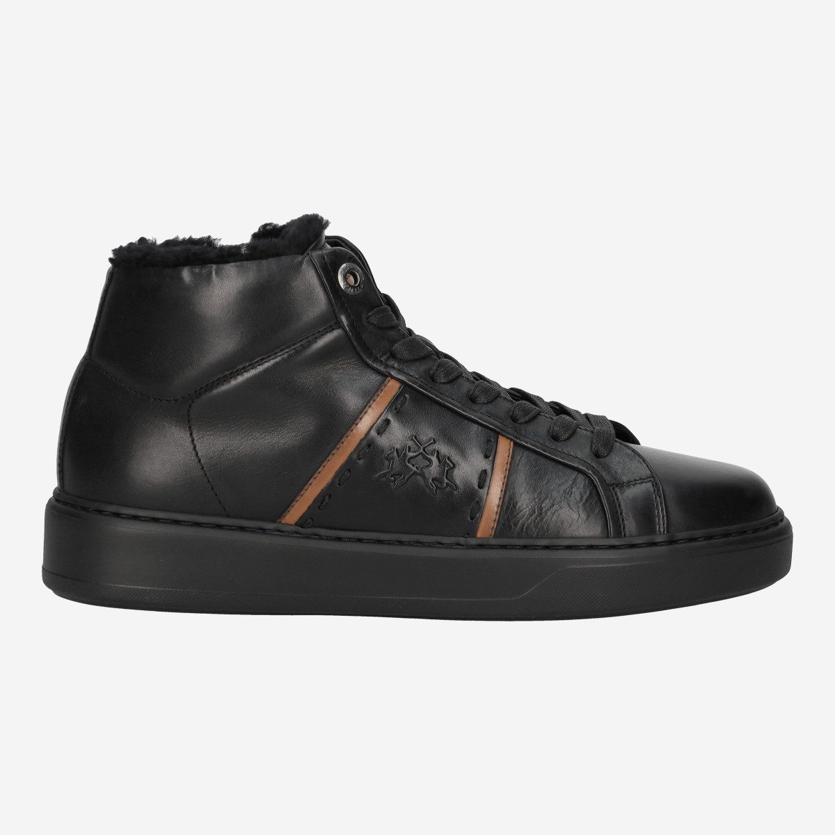 La Martina La Martina BOOT TODI, Warmfutter, Boots in Schwarz für Herren Stiefel