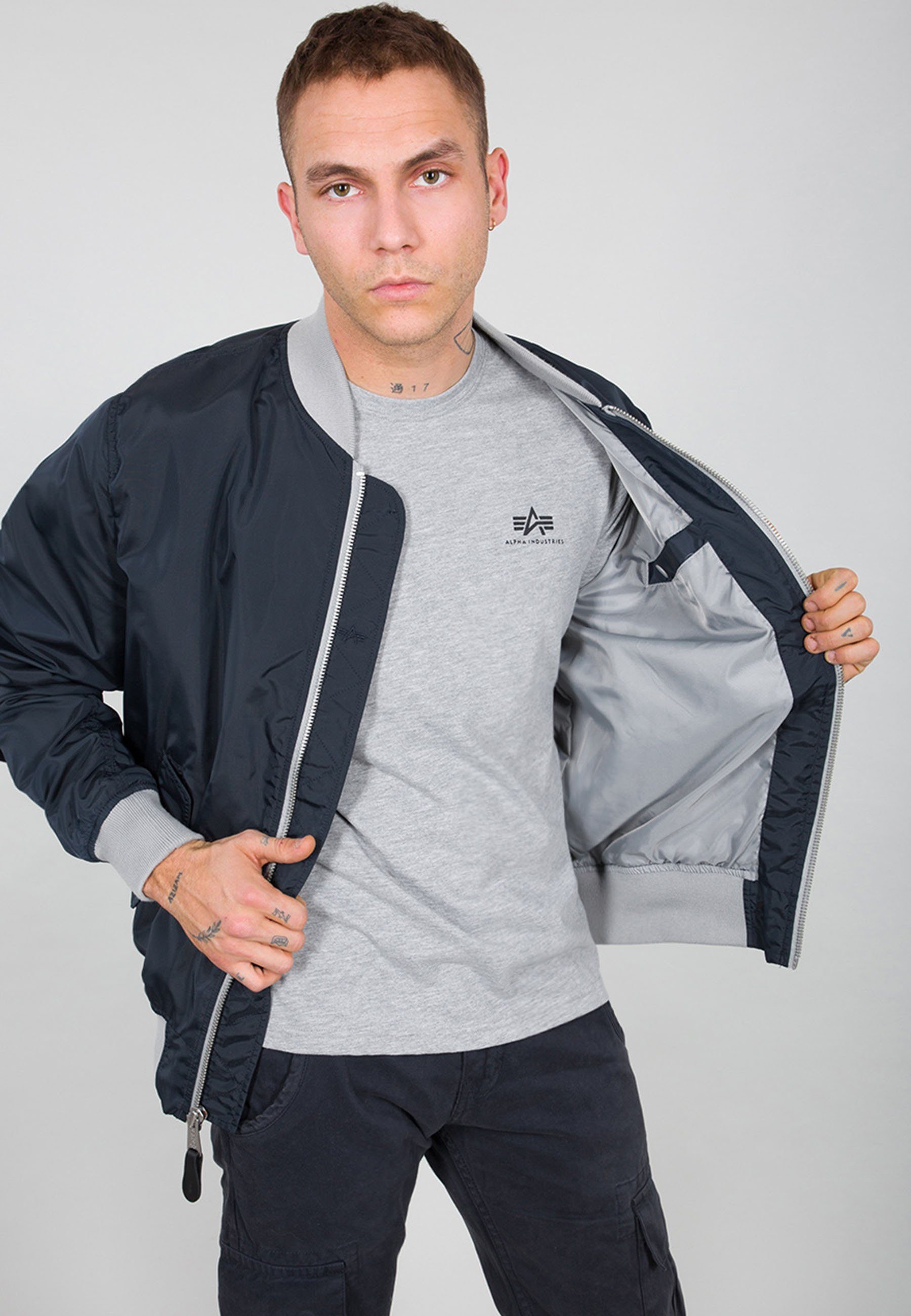 Alpha Industries rep.blue Jackets Bomber Flight Alpha MA-1 Industries TTC - Bomberjacke & Men