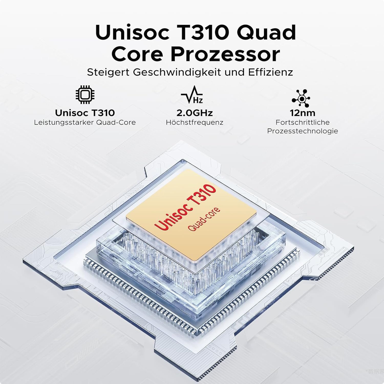 Zevelora 3 GB RAM 6580mAh Bluetooth 5.0 Gaming Tablet (10", 64 GB, Android 15, Leistungsstarkes Gerät mit vielseitigen Funktionen für den Alltag)