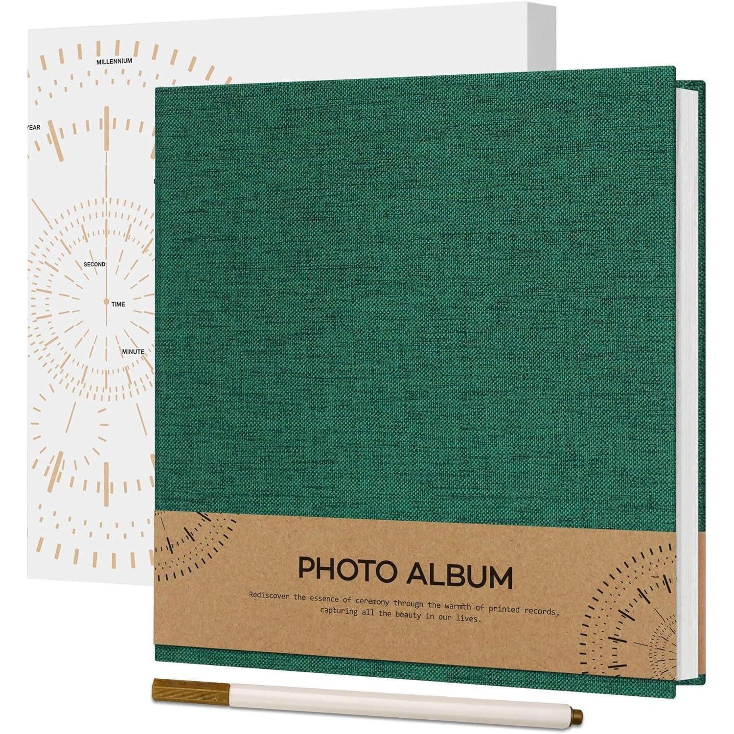 LuxusKollektion Fotoalbum Selbstklebend Fotoalbum 10x15 Einkleben Weißen Seiten Hochzeit