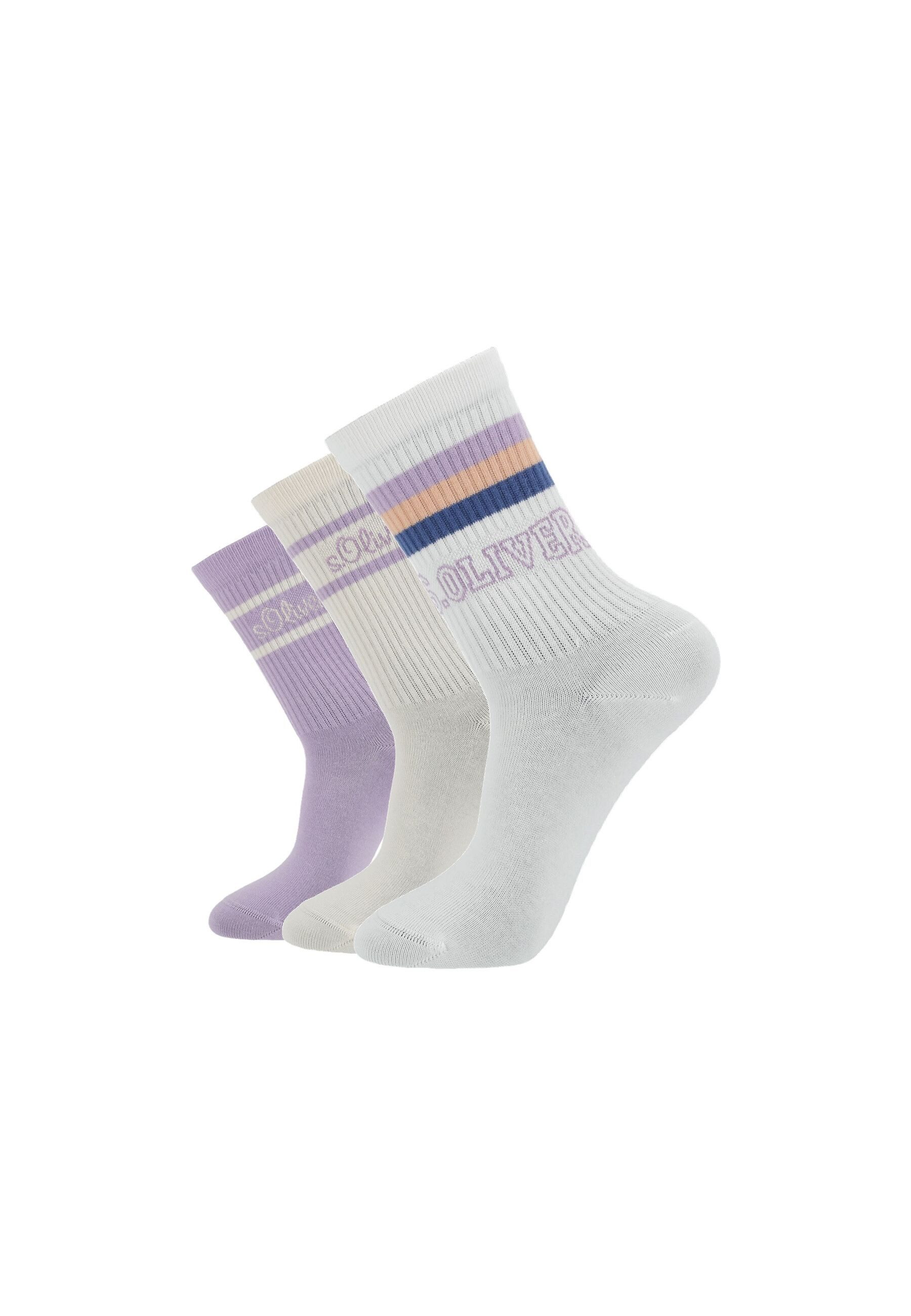s.Oliver Socken 3er Pack 3er Pack Aus kontrolliert biologisch angebautem Baumwoll
