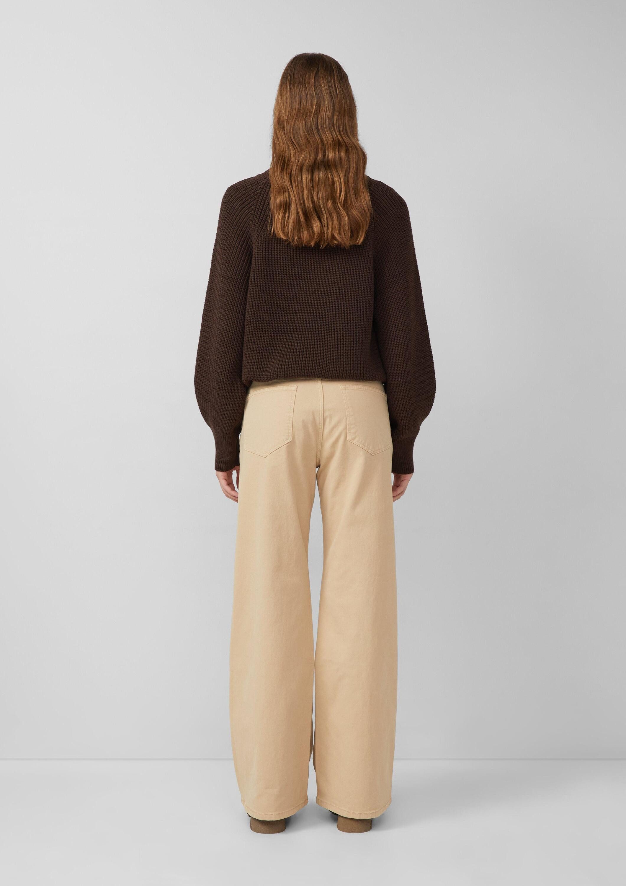 s.Oliver Weite Jeans Jeans-Hose SURI Coloured Jeans Suri / Regular Fit / High Rise / Wide Leg