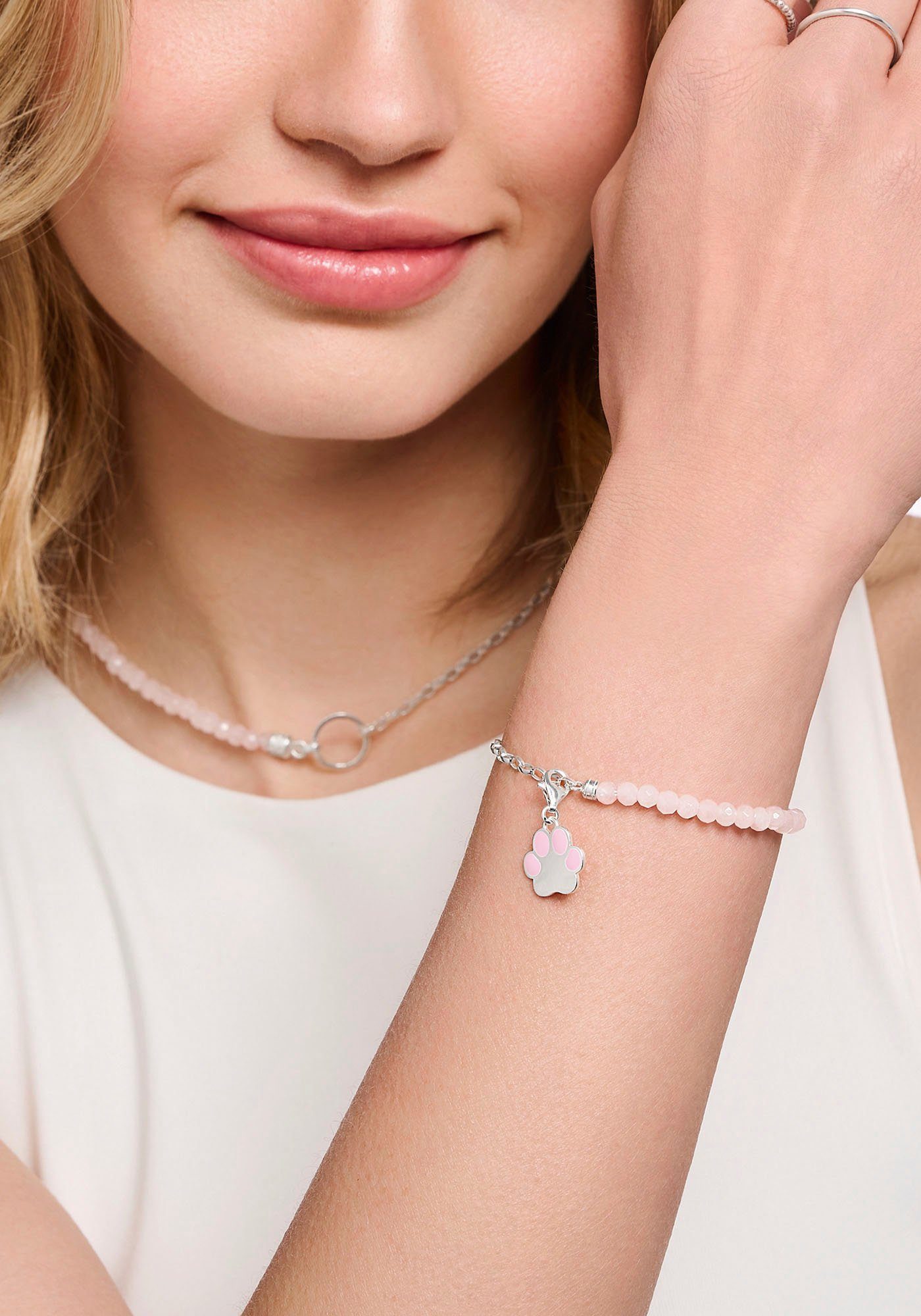 THOMAS SABO Charm-Einhänger Pfote Silber
