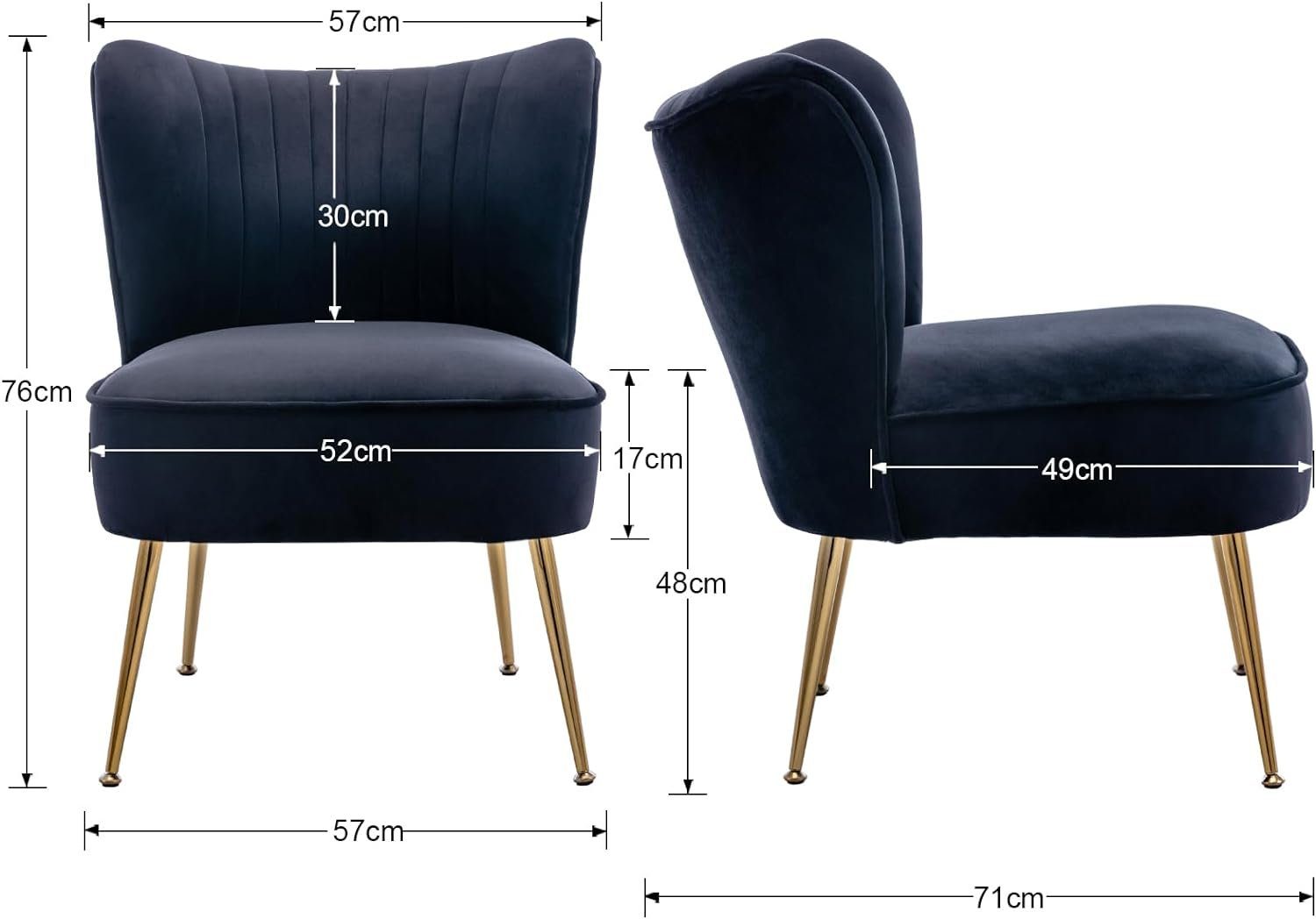 WAHSON OFFICE CHAIRS Sessel Wohnzimmer moderner Loungesessel Geplosterter O günstig online kaufen