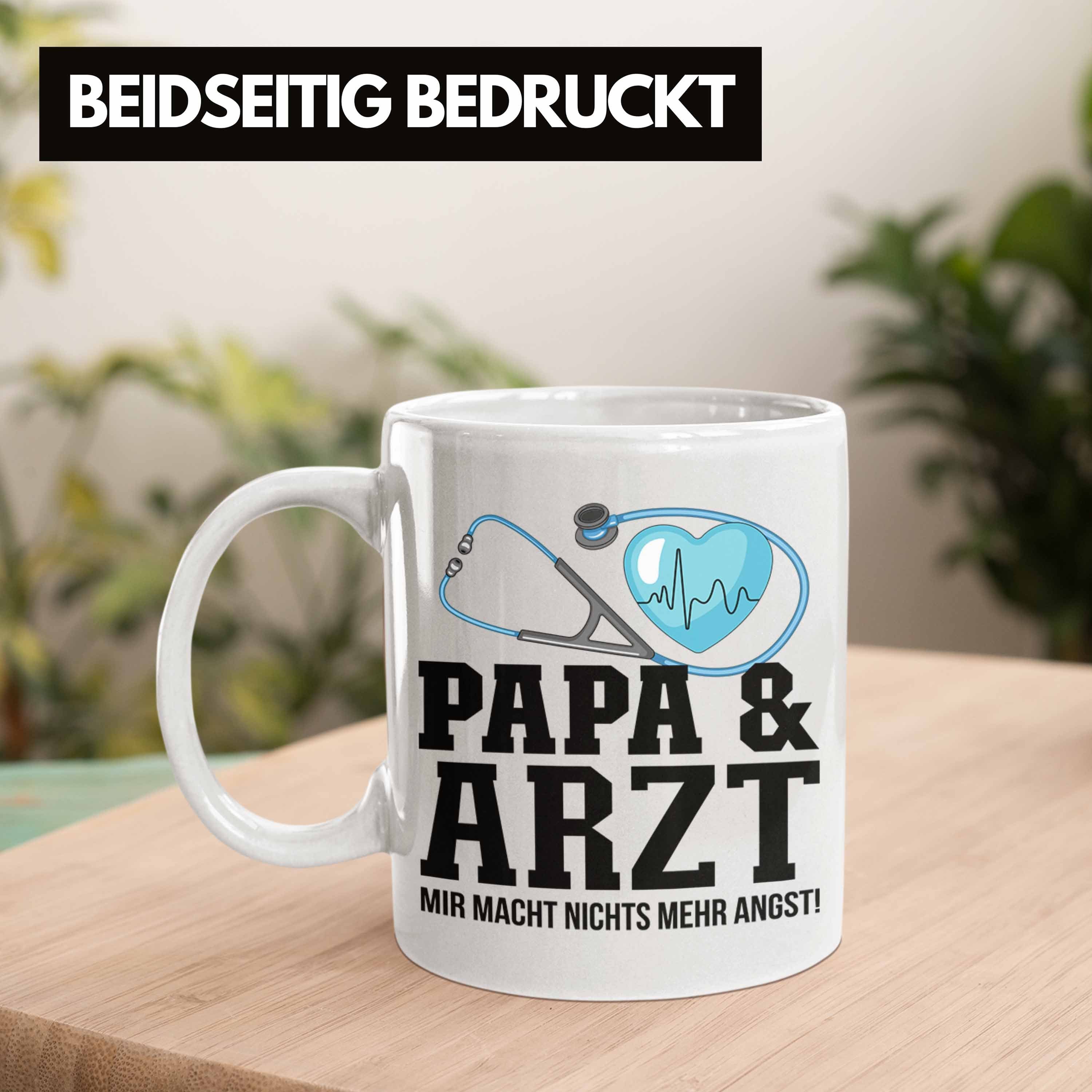 Weiss Papa Ärzte Trendation Arzt Trendation Geburtst für Vater und Tasse Geschenkidee - Tasse