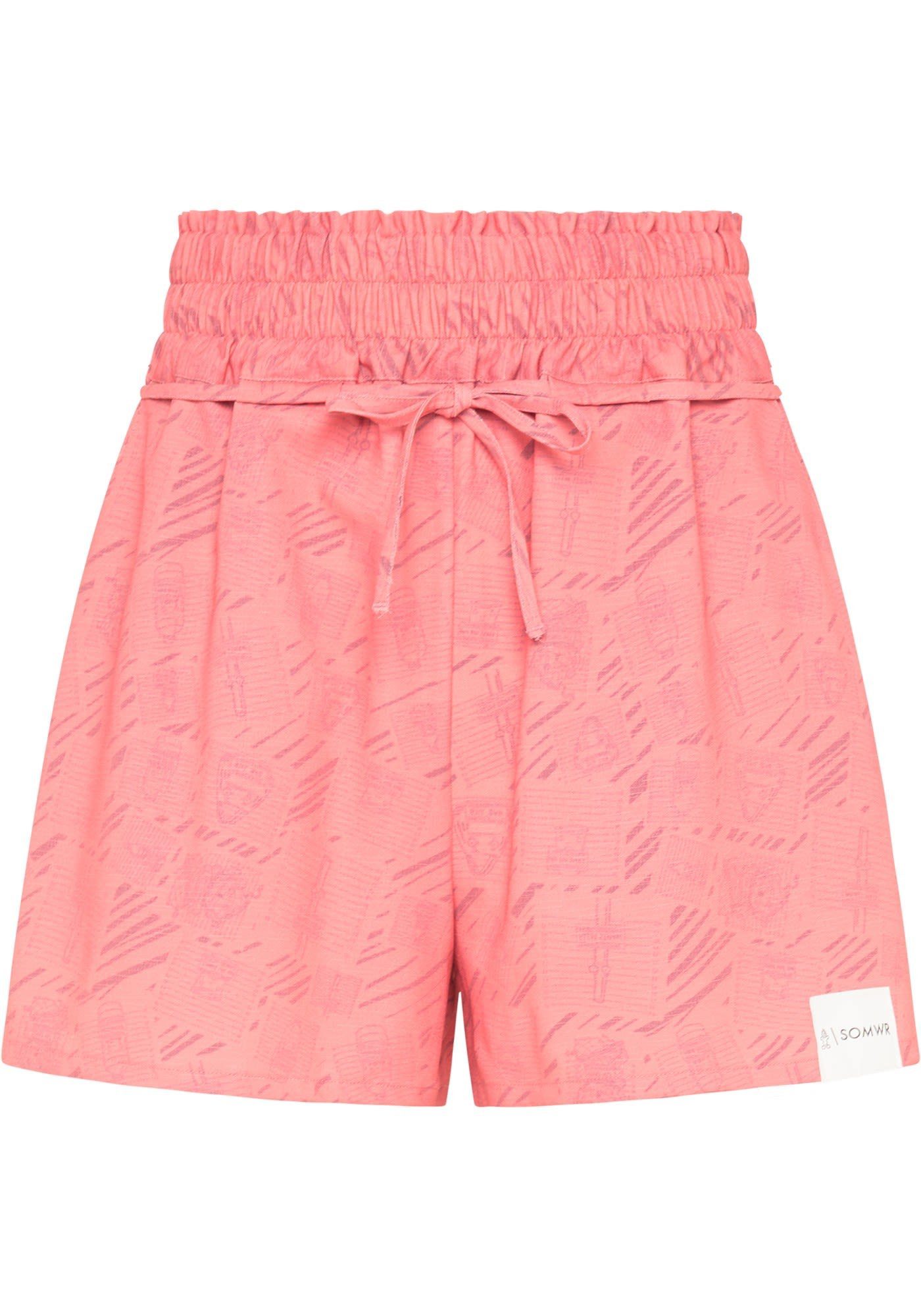 Damen W Strandshorts Pink Short Shorts SOMWR Rose Crime Somwr Tea