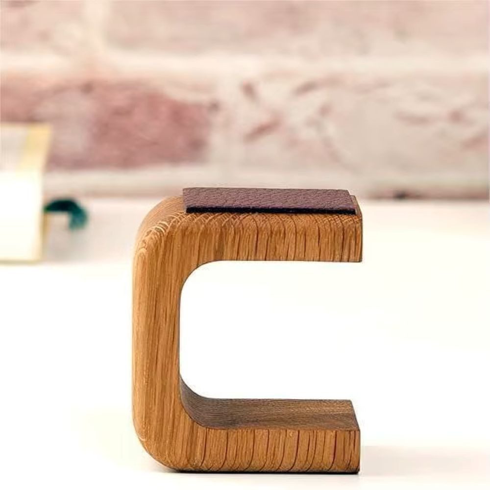 Tidy Hängeaufbewahrung Naturholz Uhrenständer – handgearbeitet, kompakt, abgerundete Ecken – Bild 5 von 5