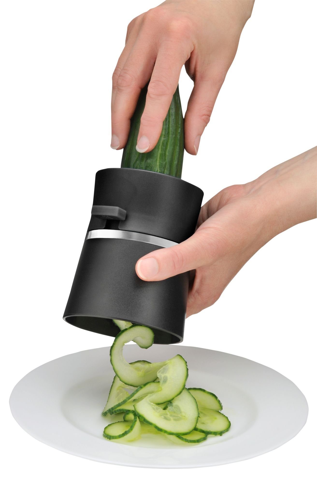 WMF Scheibenschneider Gourmet Spiralschneider, manuell, Gemüsenudeln, Zoodles Spiralschneider
