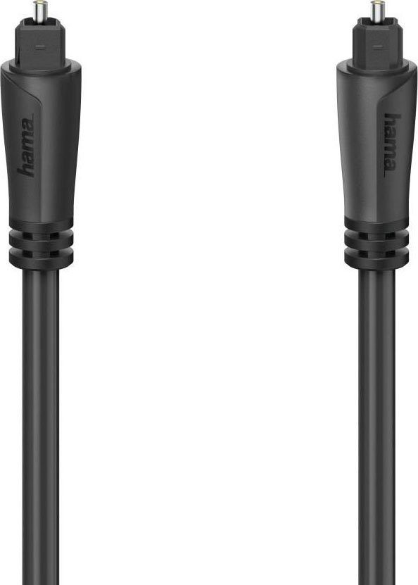Hama 3m Audio-Lichtleiterkabel Mit ODT Stecker – Vergoldet Für Knackigen Sound