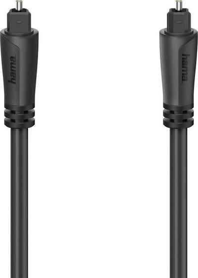 Hama Audio-Lichtleiter-Kabel, ODT-Stecker (Toslink), 0,75 m ODT-Kabel Audio-Kabel, Toslink, (75 cm)
