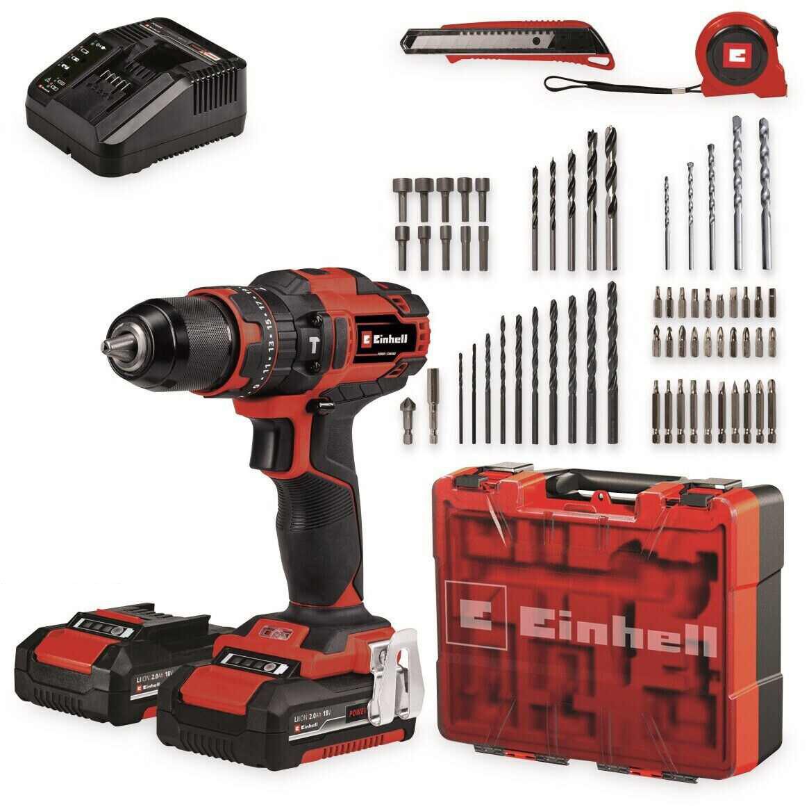 Einhell Akku-Schlagbohrschrauber Akku-Schlagbohrschrauber-Set TE-CD 18/40 L günstig online kaufen