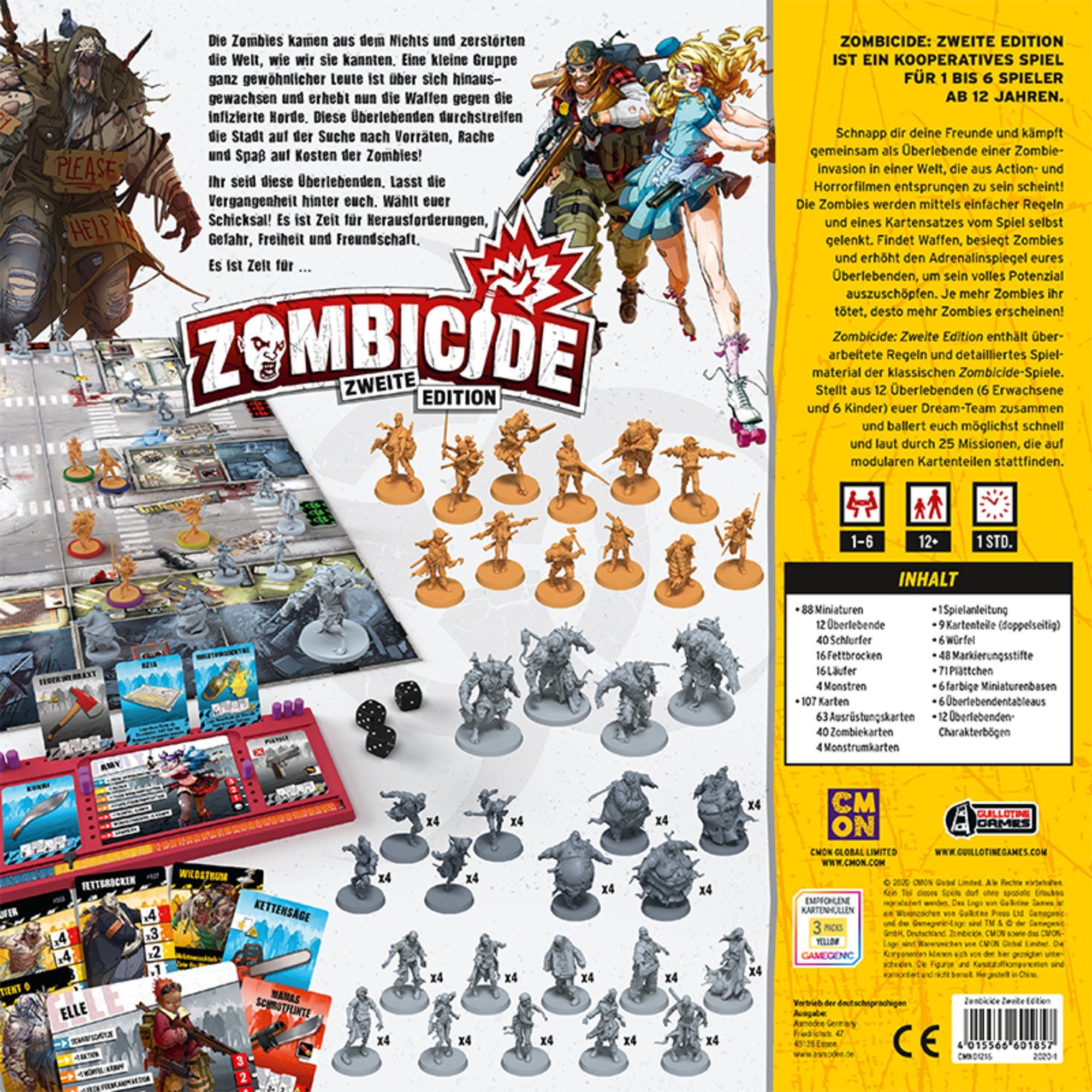Brettspiel Spiel, Asmodee CoolMiniOrNot Zombicide Asmodee Edition, 2.