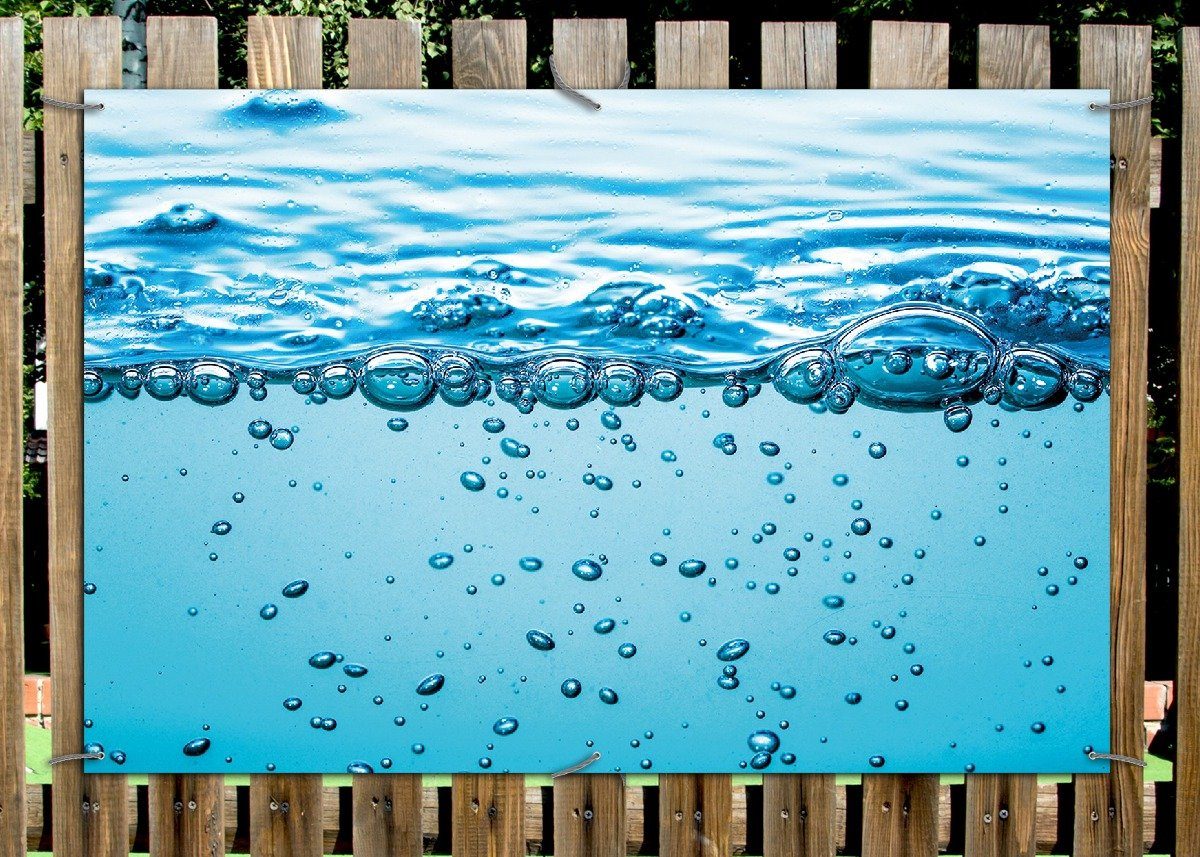 Thumbnail - Wallario Sichtschutzzaunmatten Nahaufnahme Wasser